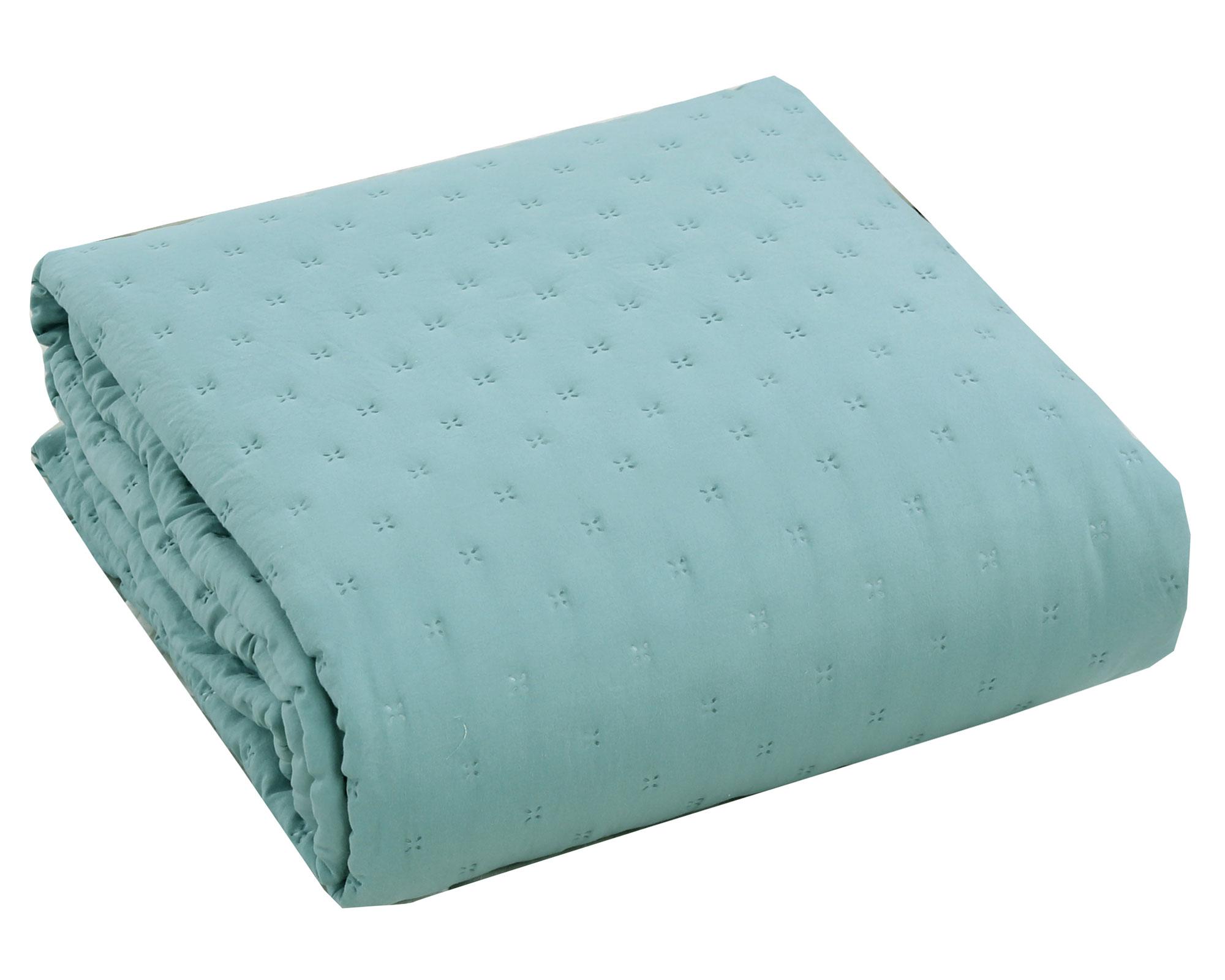 Quilt 2 plazas Prewashed aqua-1