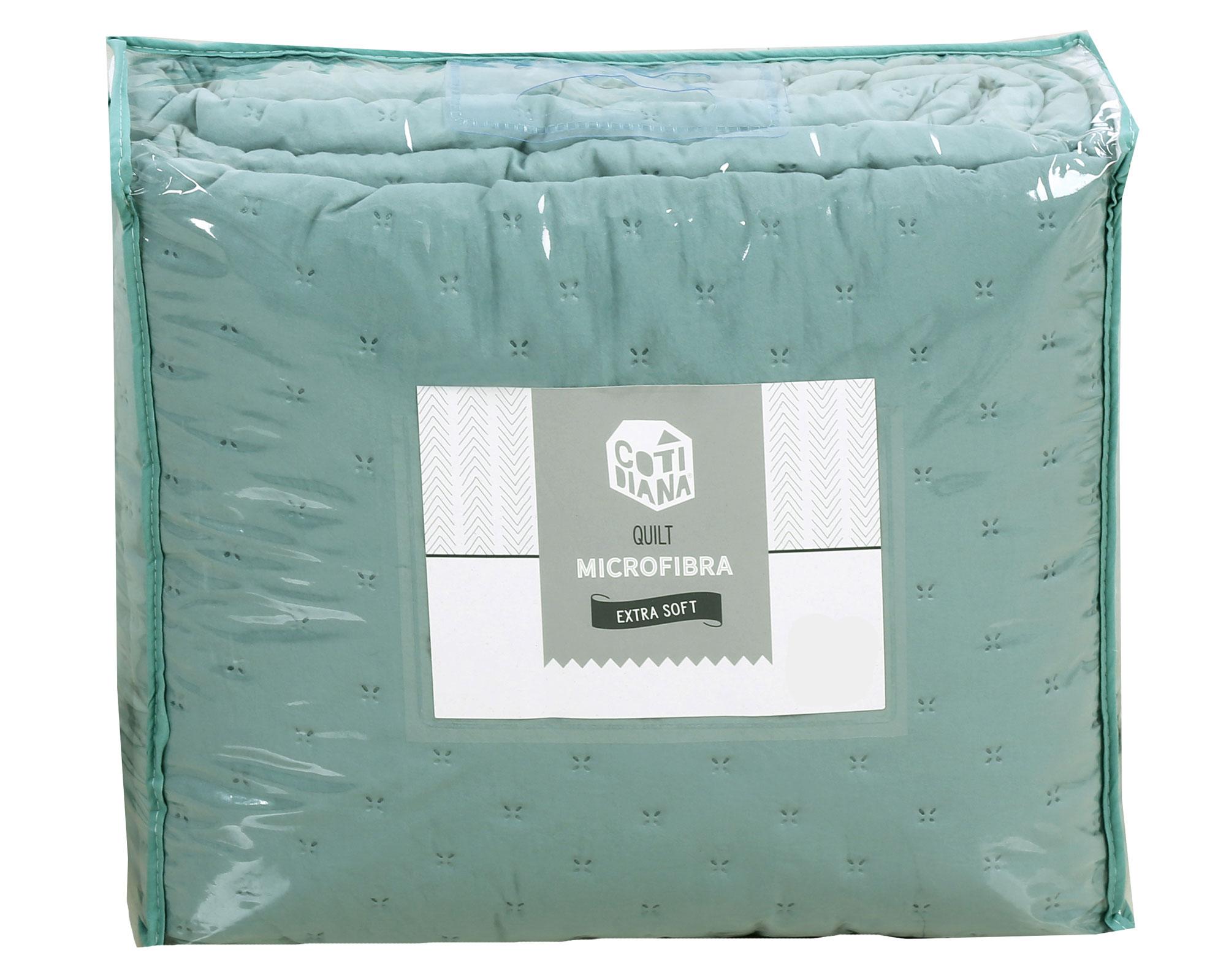 Quilt King Prewashed aqua Cotidiana-2