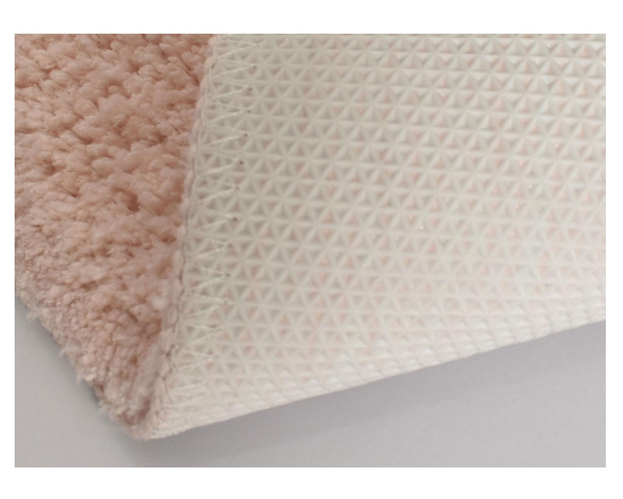 Alfombra de baño Cotidiana rosa 50x80 cm-2