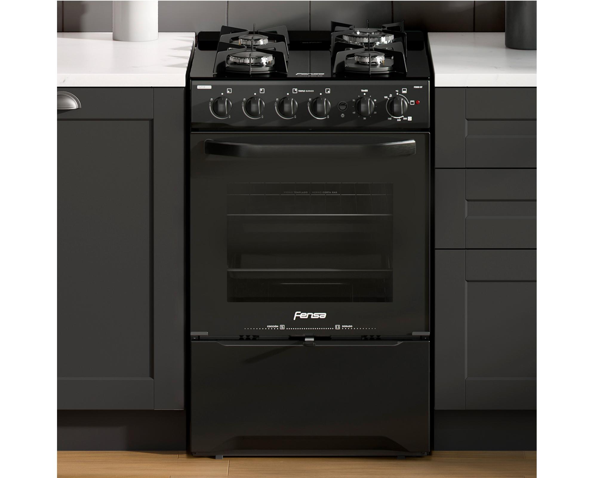 Cocina F 3000 BT 4 quemadores gas licuado-6