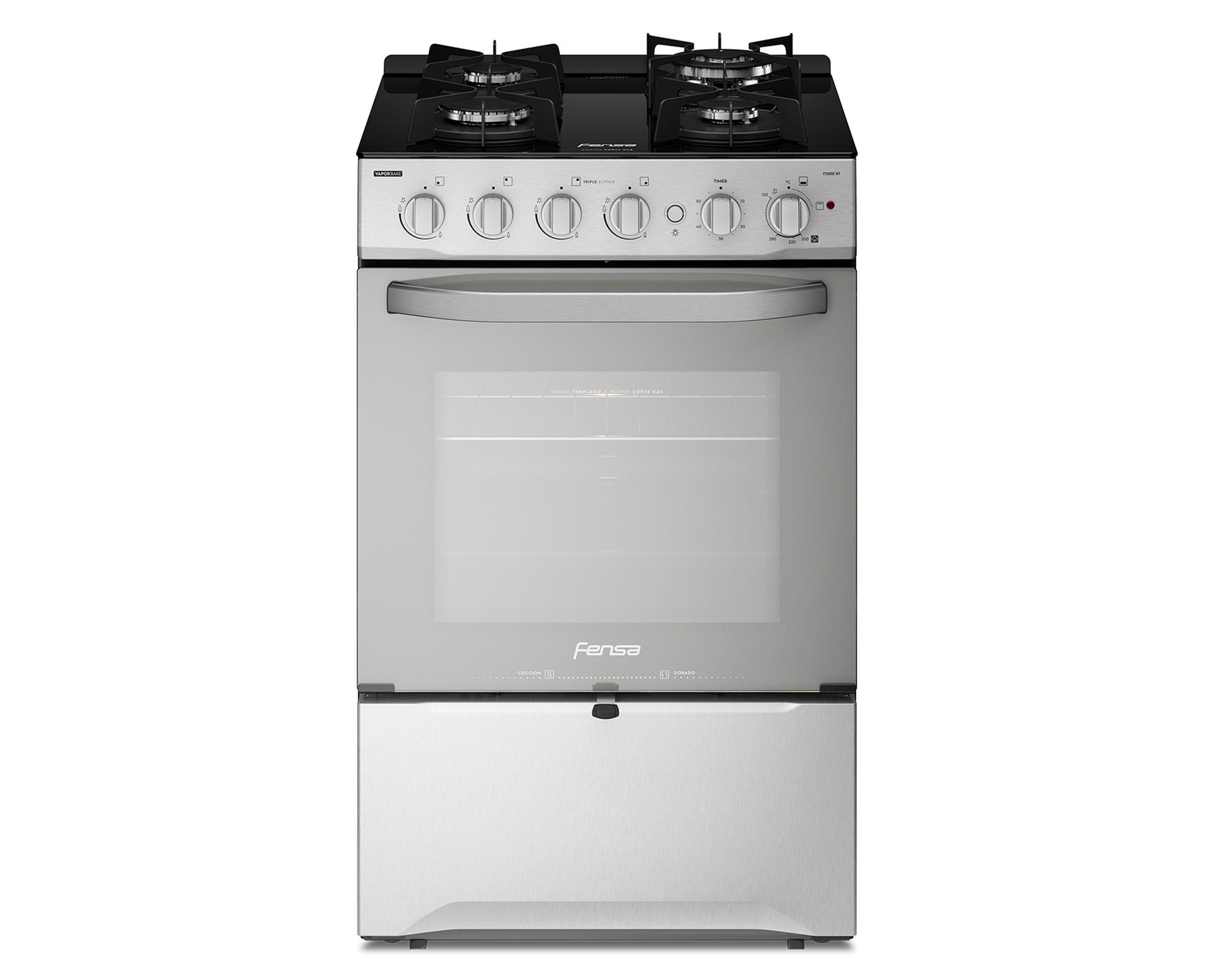 Cocina F 3000 RT 4 quemadores gas licuado-0