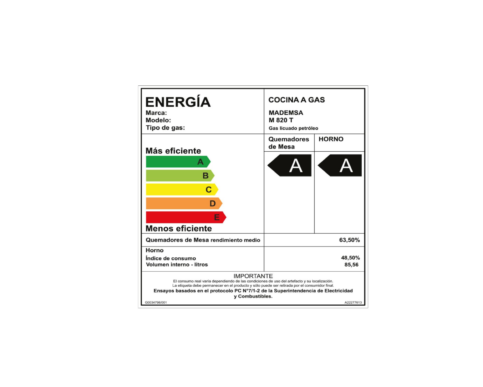 Cocina 6 quemadores M 820 T Mademsa-8