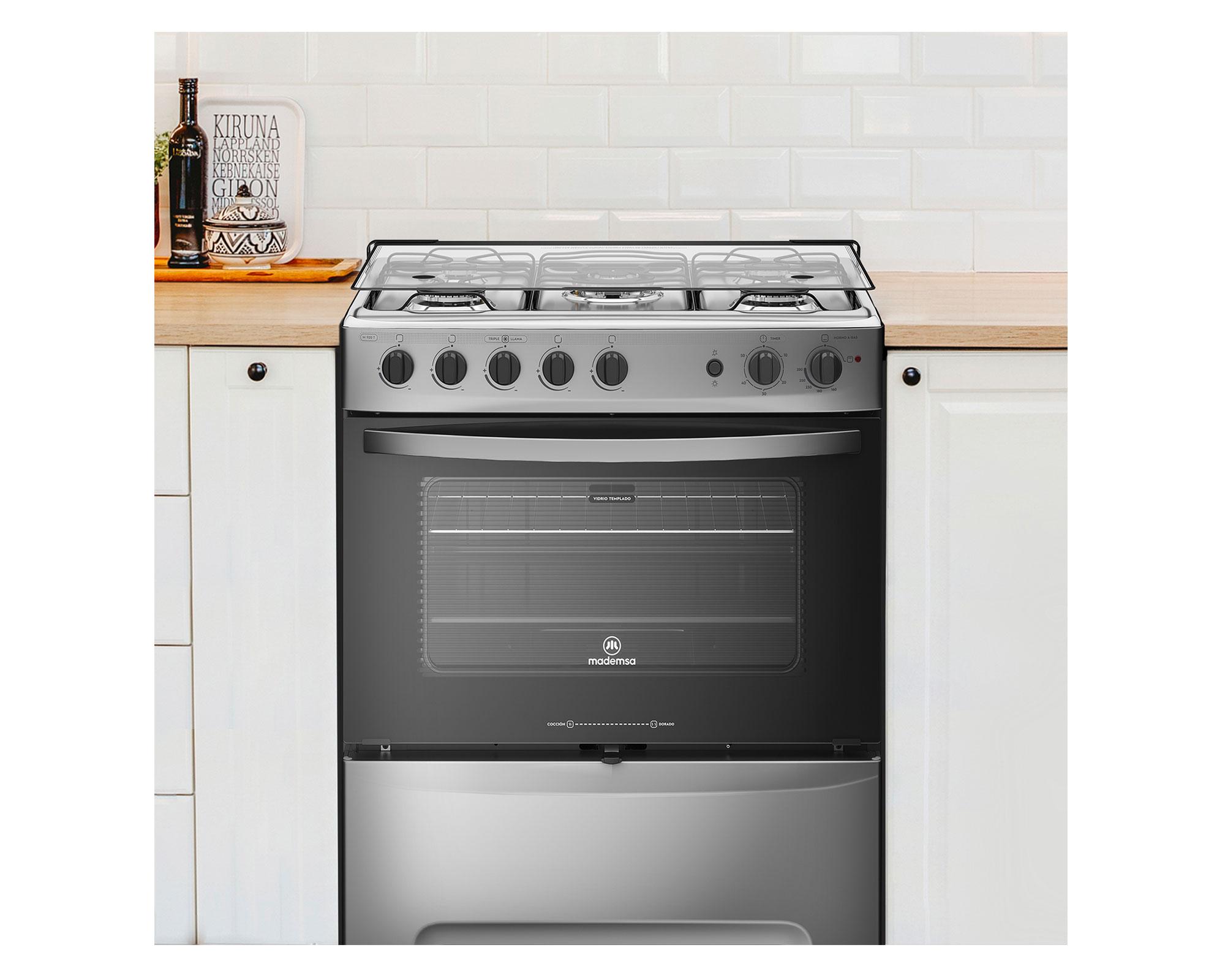 Cocina M 920 T 5 quemadores gas licuado y natural-5