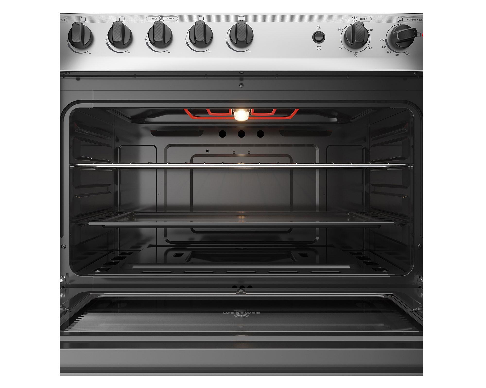 Cocina M 920 T 5 quemadores gas licuado y natural-2