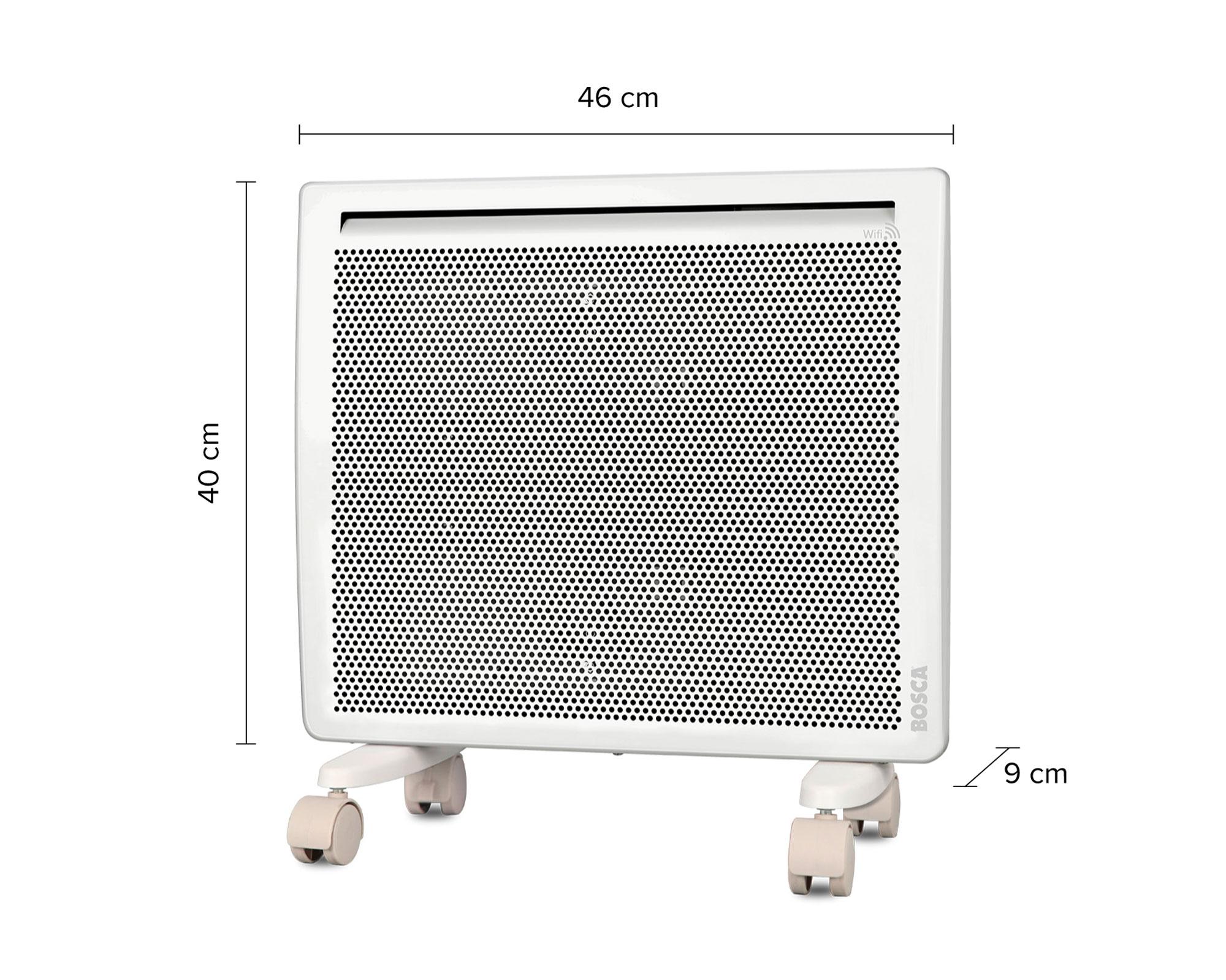 Calefactor eléctrico 1000W Thelios 1000 blanco-3