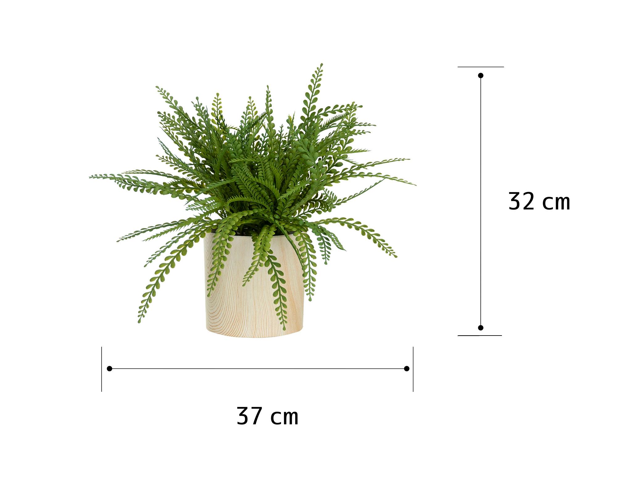Planta artificial 32 cm Adiantum Outzen-6