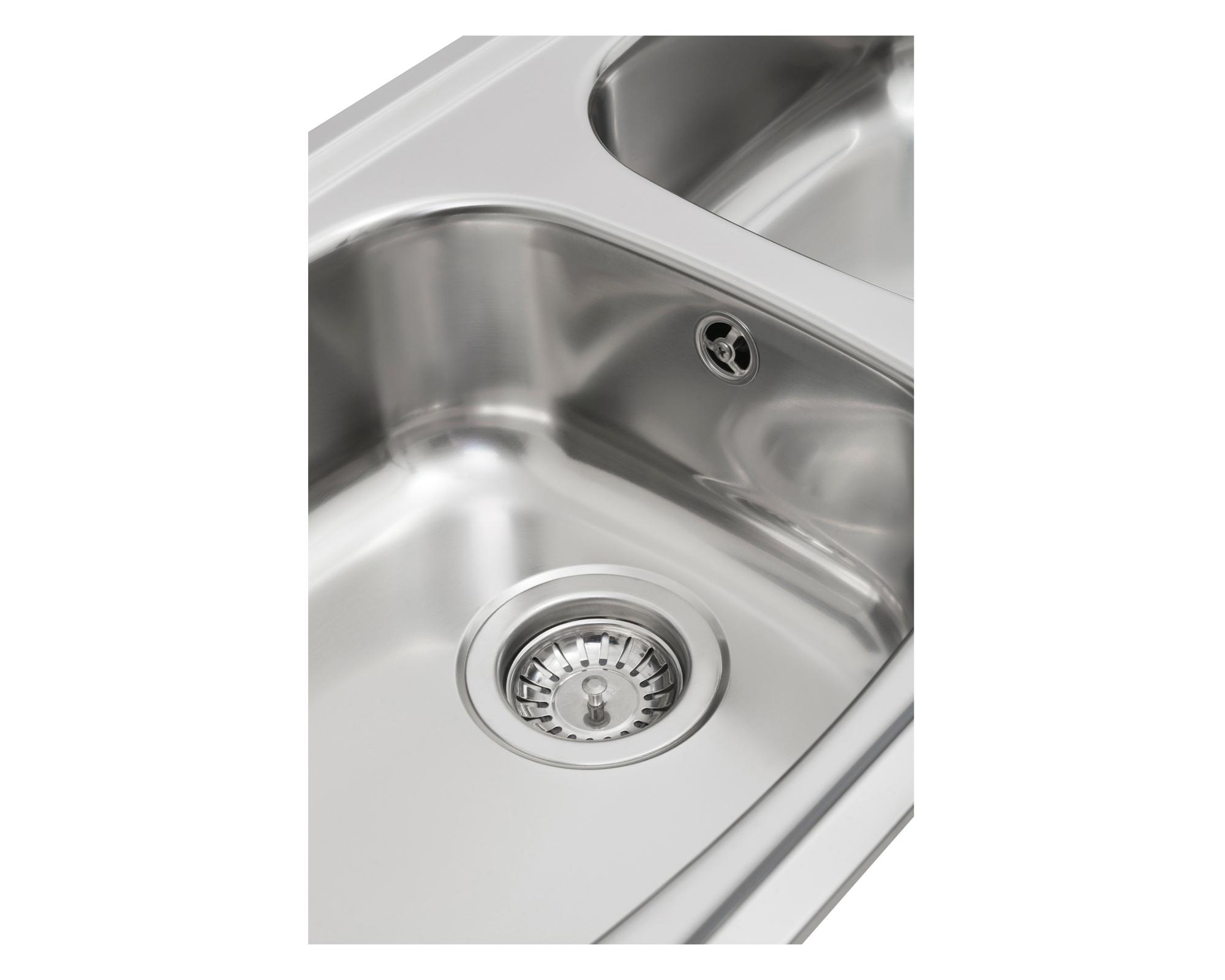 Lavaplatos Reversible inoxidable 15x123x43.5 cm-3