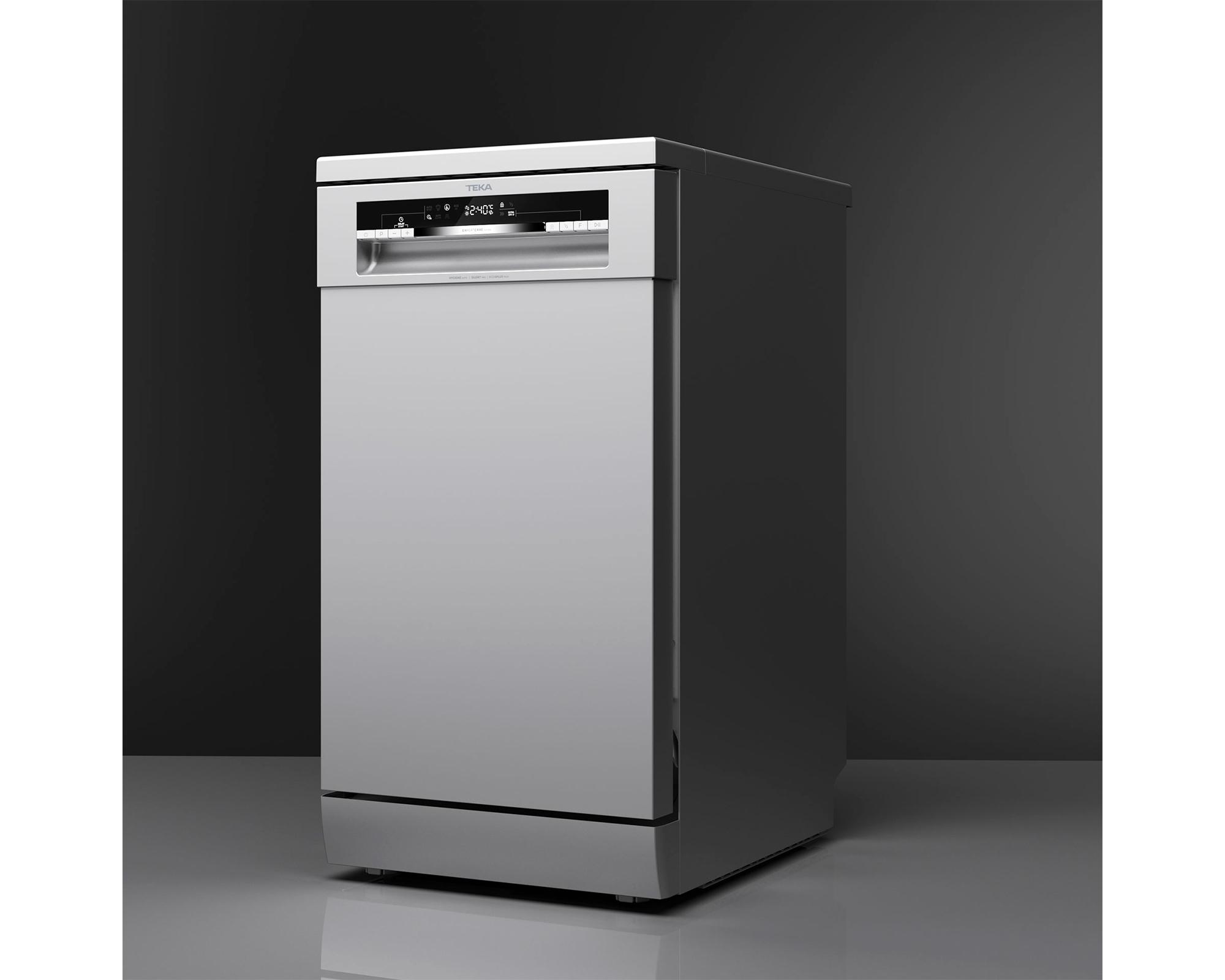 Lavavajillas libre instalación DFS 44750 gris 10 cubiertos-3