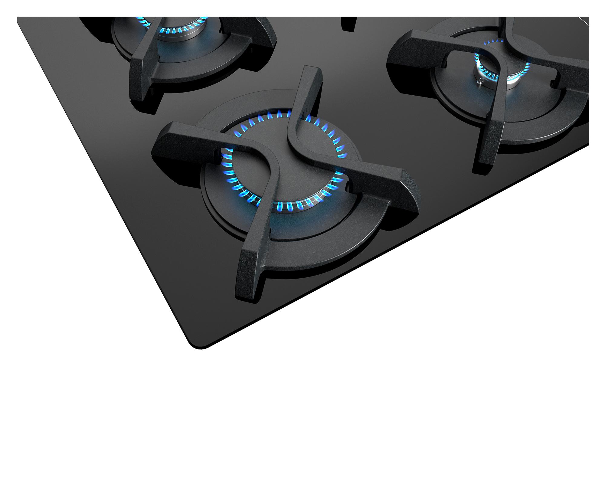 Encimera a gas 4 quemadores GBC 64003 KBN Teka-4