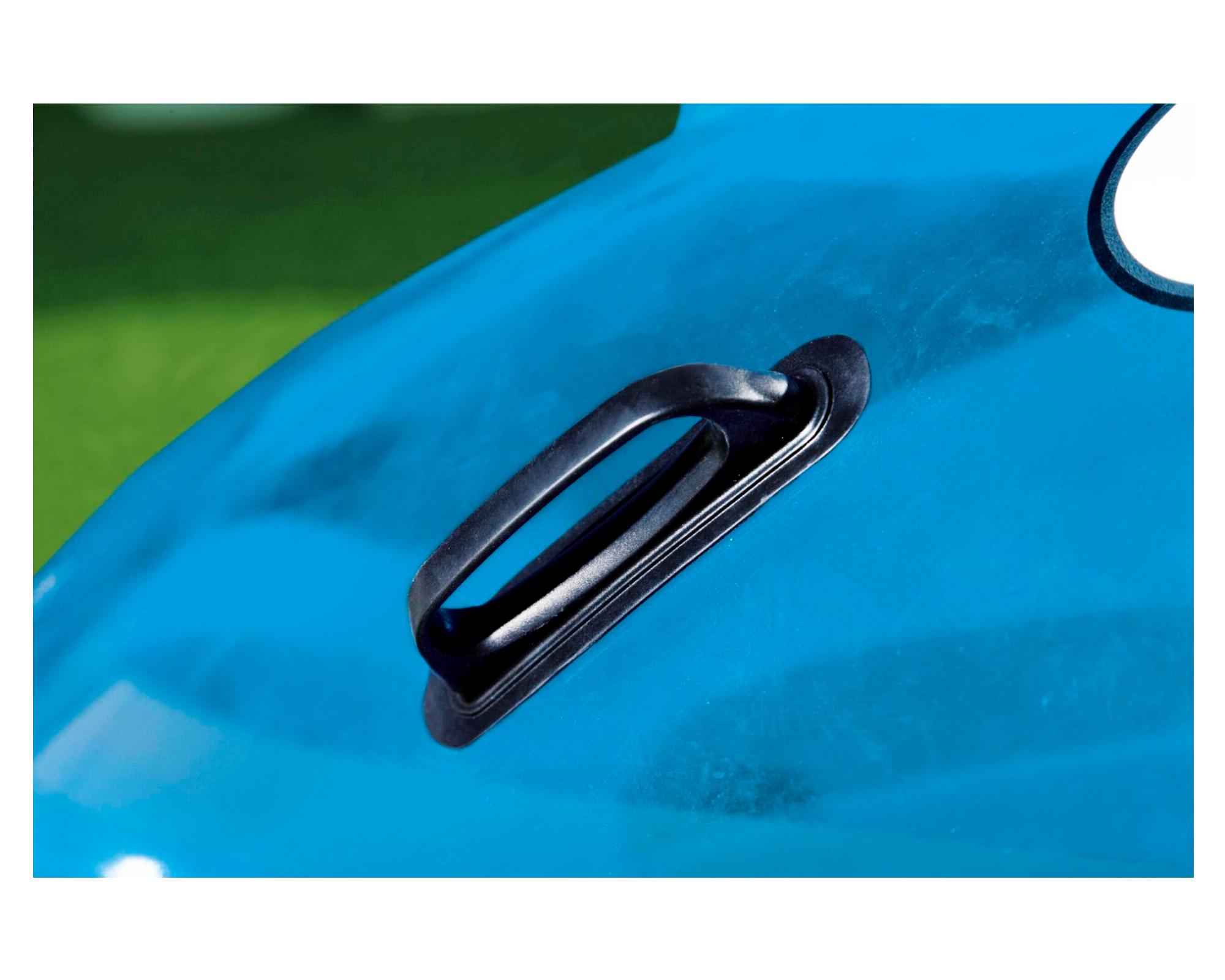 Ballena inflable Ride-on azul-5