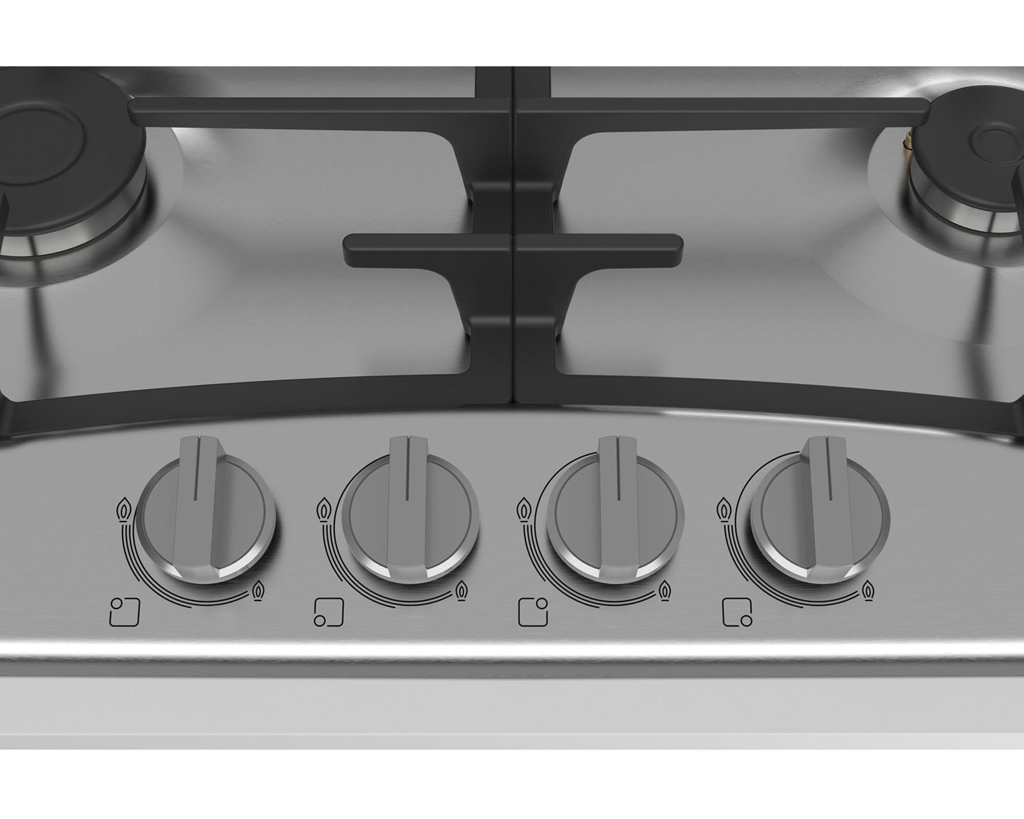 Encimera a gas 4 quemadores PGP6G5B90 Bosch-1