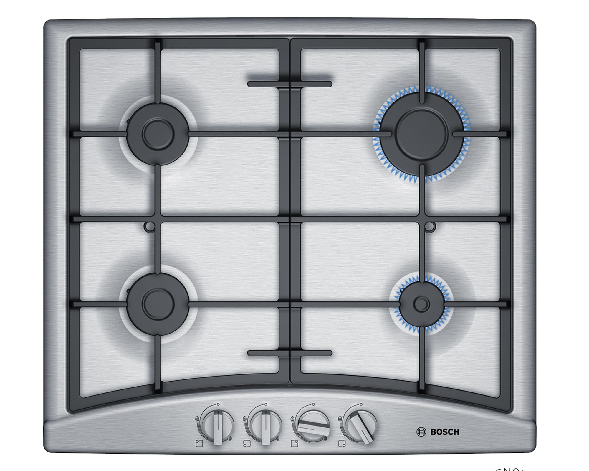 Encimera a gas 4 quemadores PGP6G5B90 Bosch-0