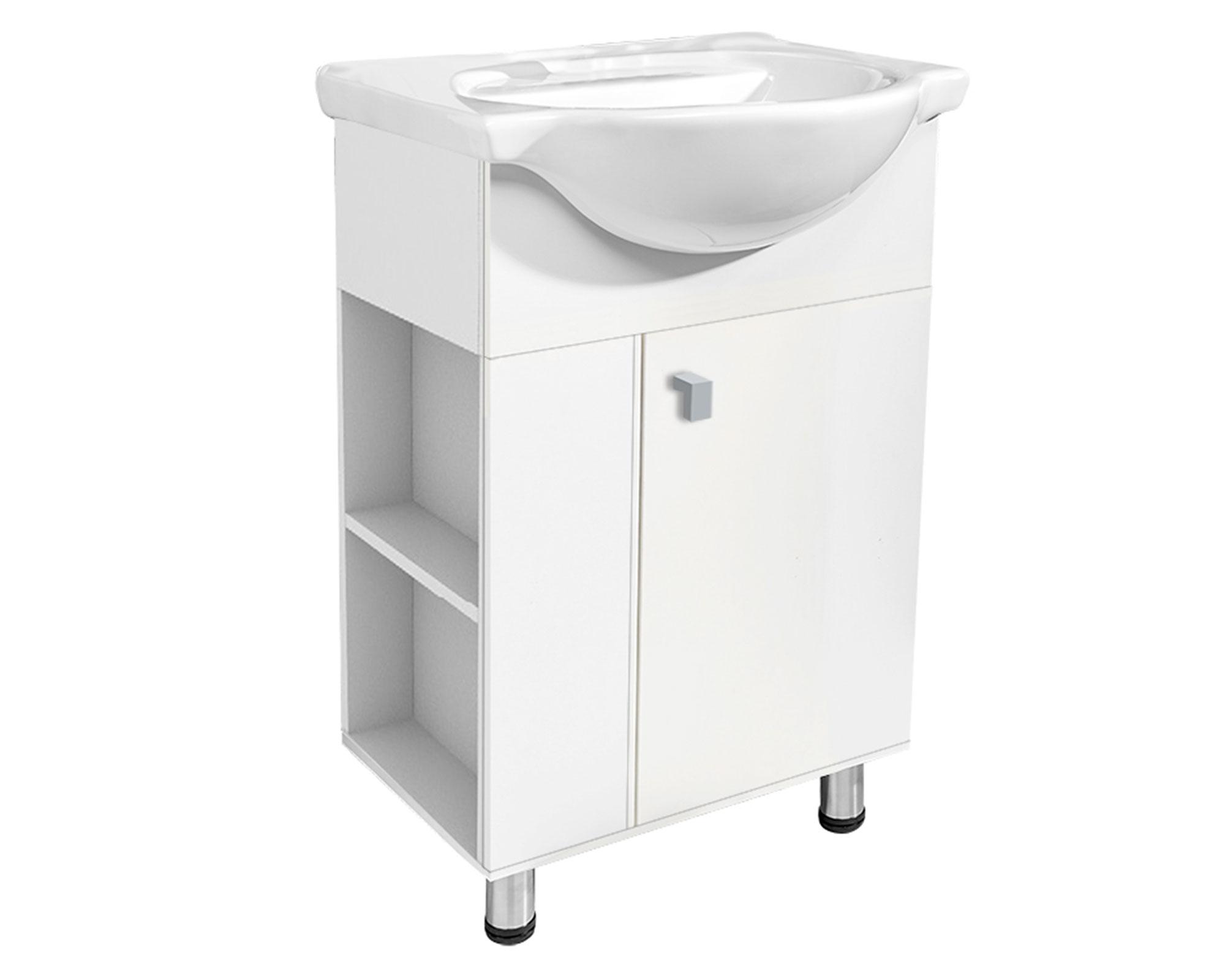 Mueble vanitorio 53.5 cm Parma 56 blanco Briggs-0