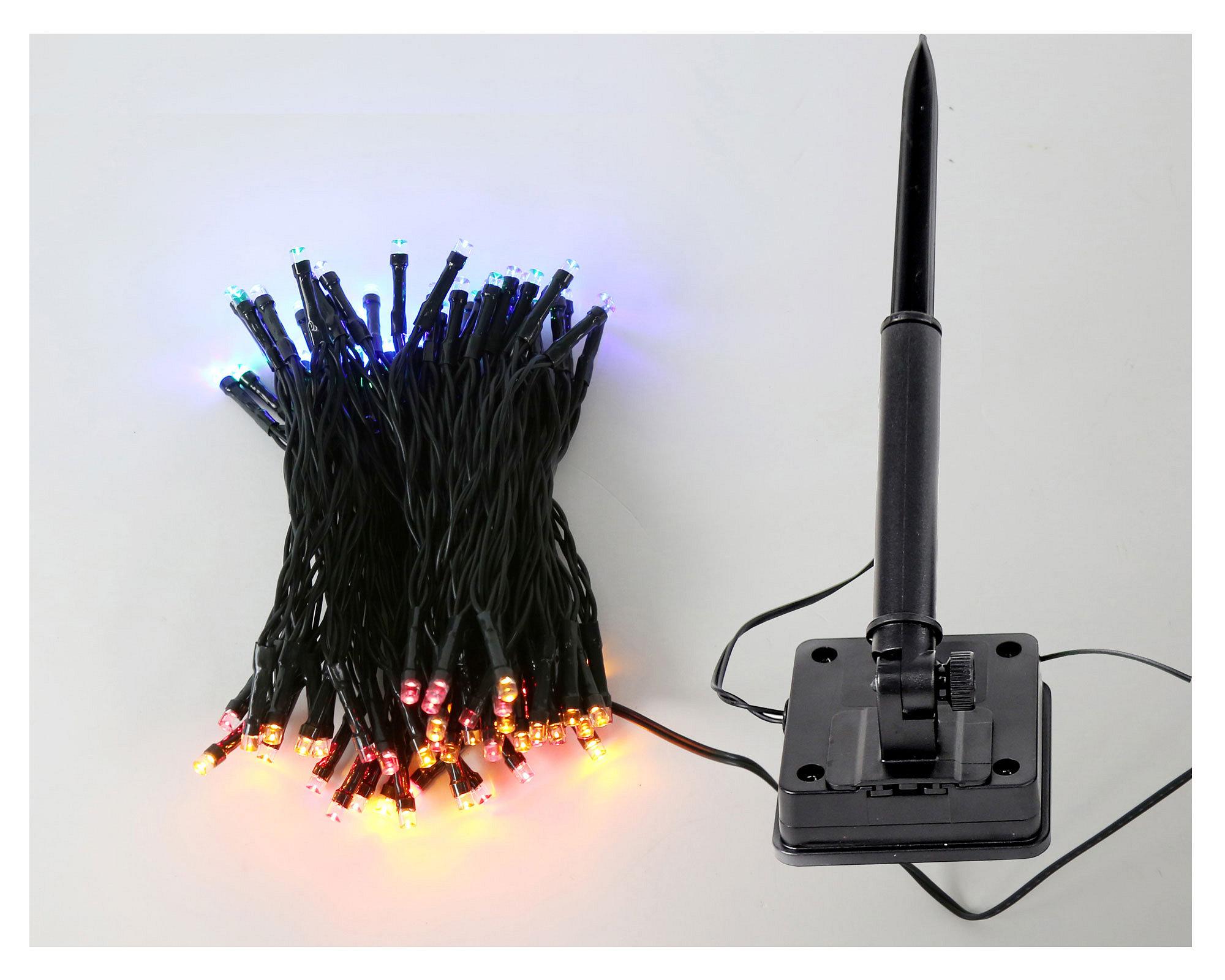 luces navidad solar 100L multicolores Cotidiana-1