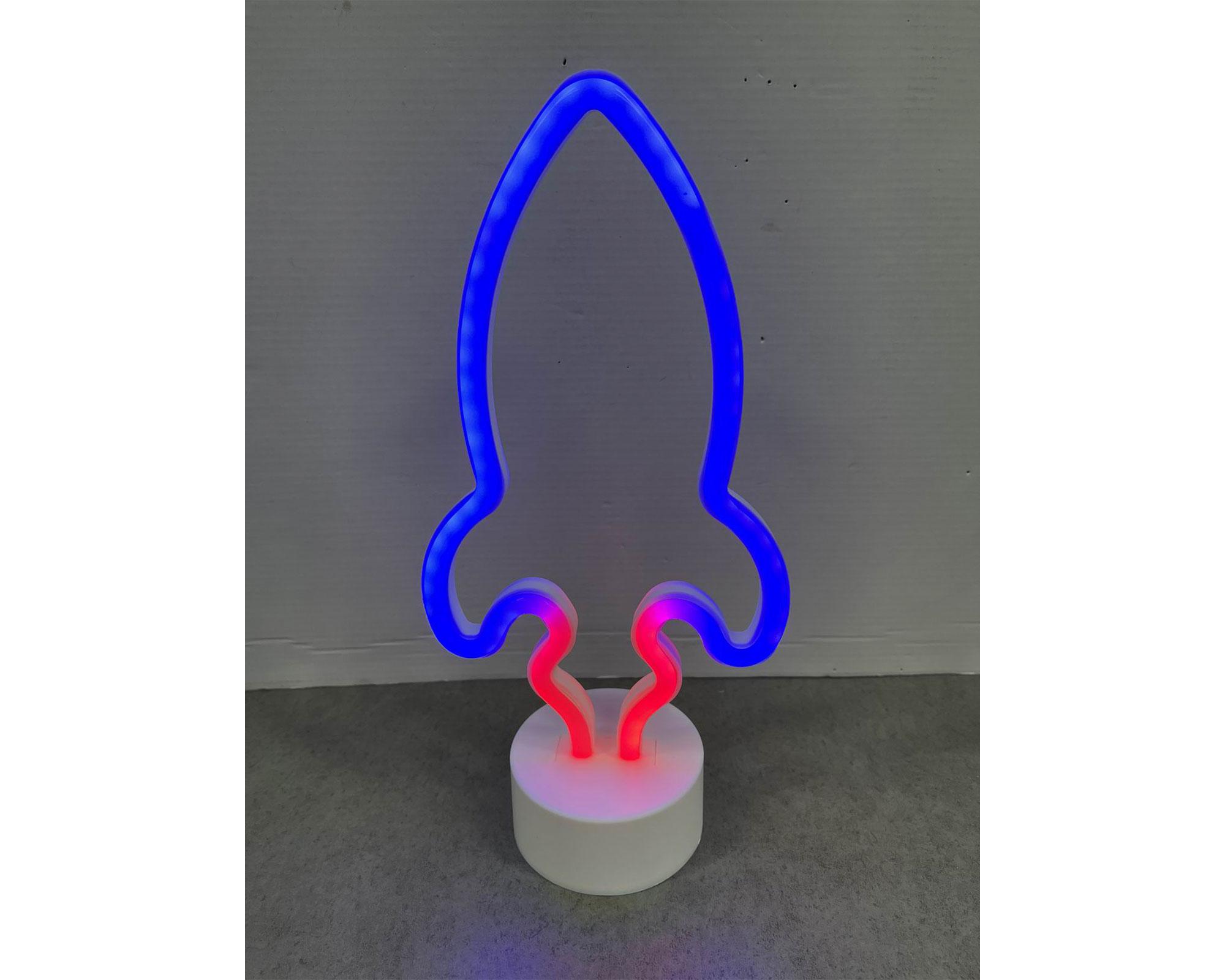 Figura decorativa LED Cohete Ledzone-2