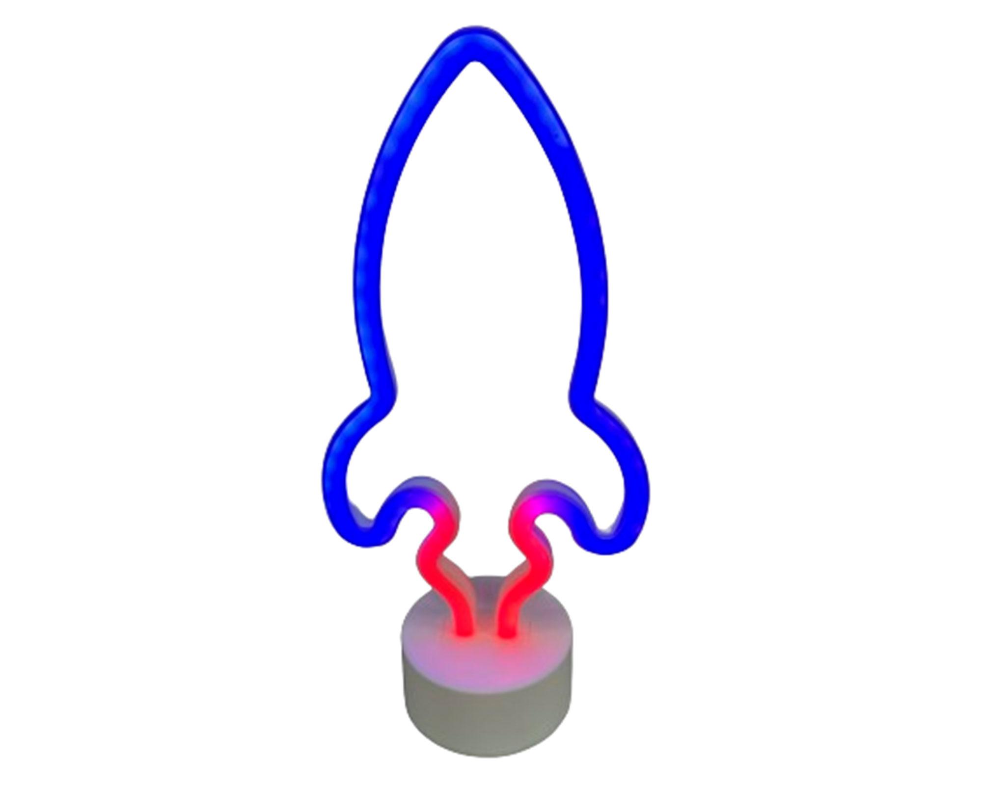 Figura decorativa LED Cohete Ledzone-0