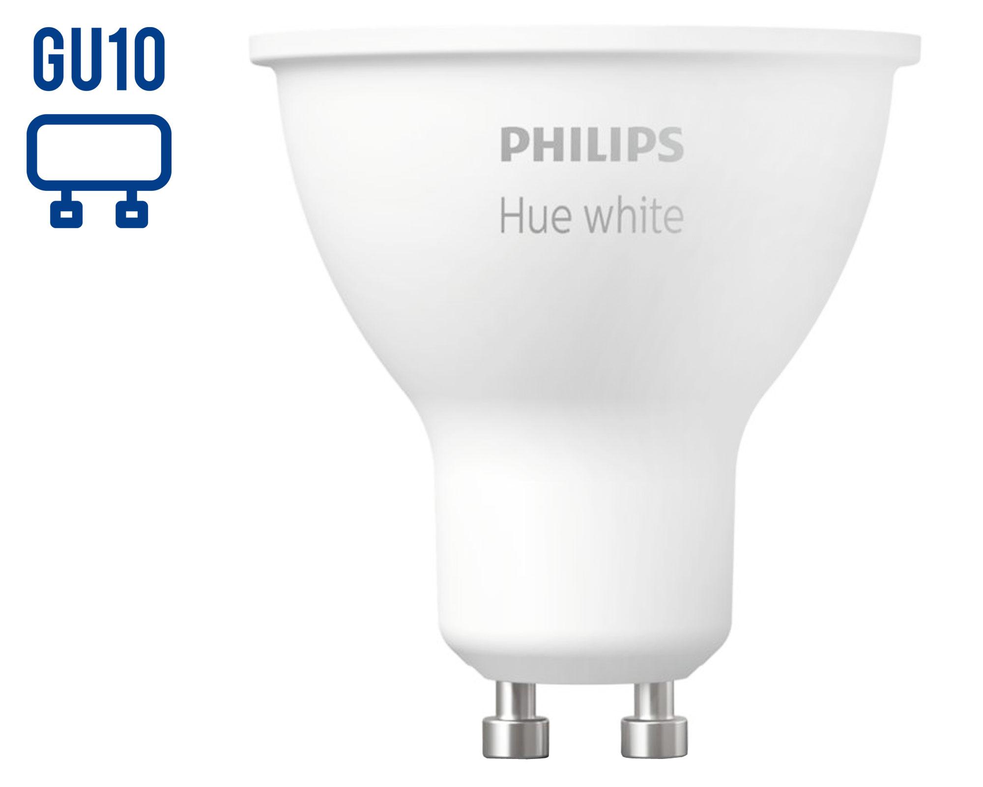 Ampolleta LED 5.2W GU10 Hue luz cálida Philips-0