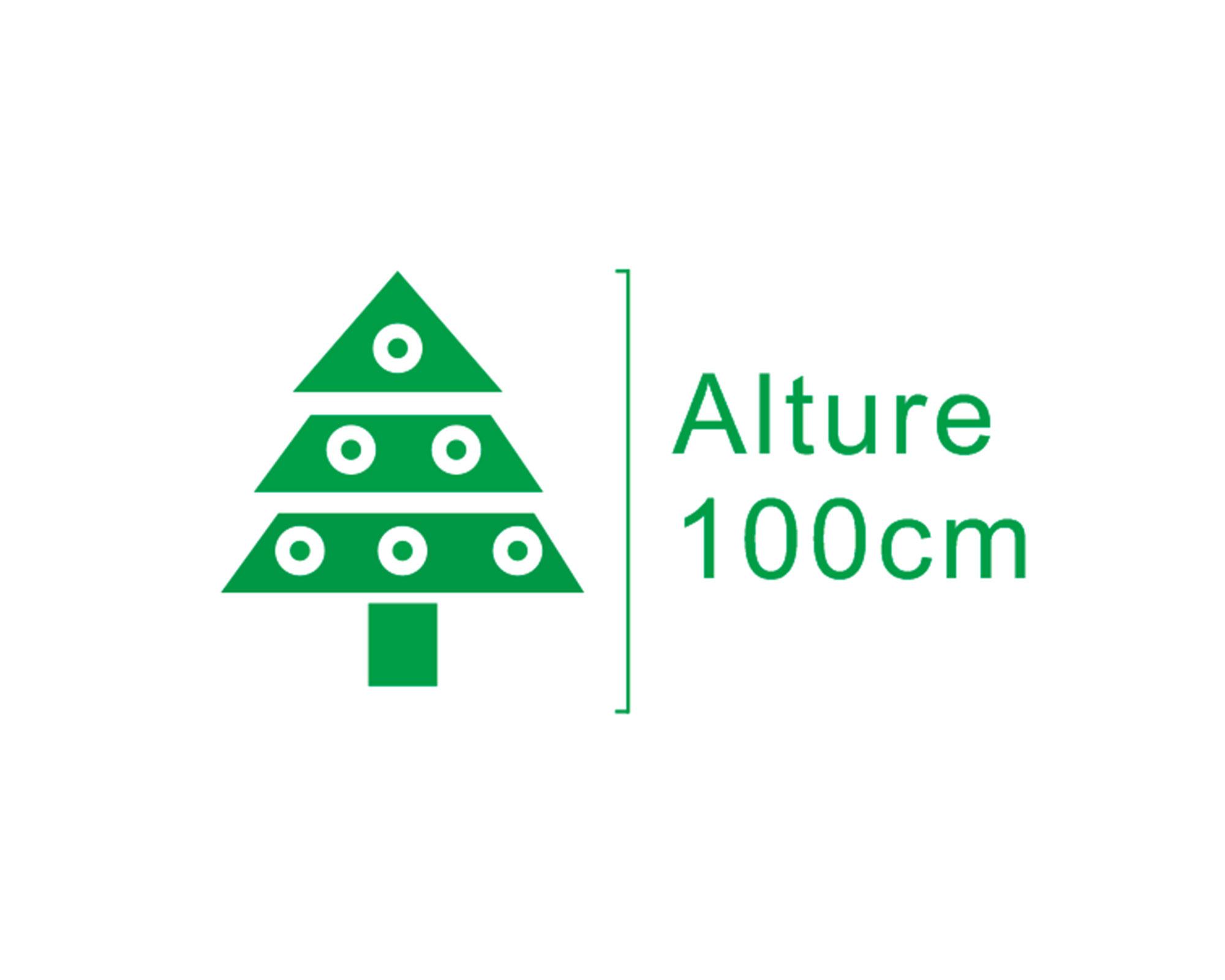 Árbol navidad 100 cm 100 ramas Pino Canadiense Cotidiana-3