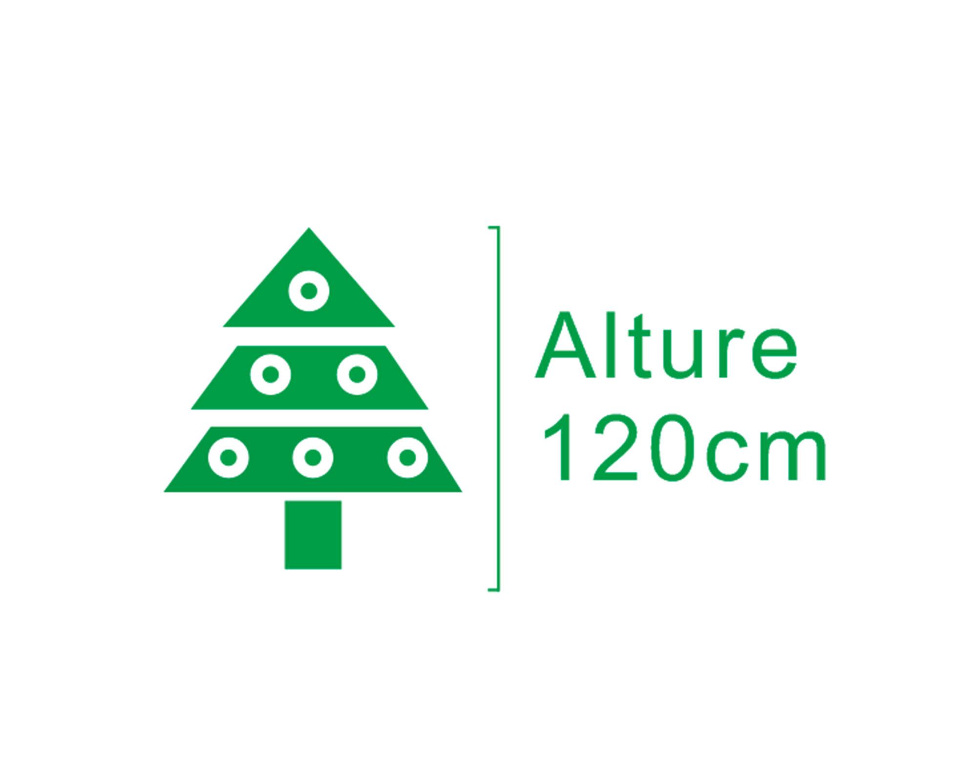 Árbol navidad 120 cm 180 ramas Pino Canadiense Cotidiana-3