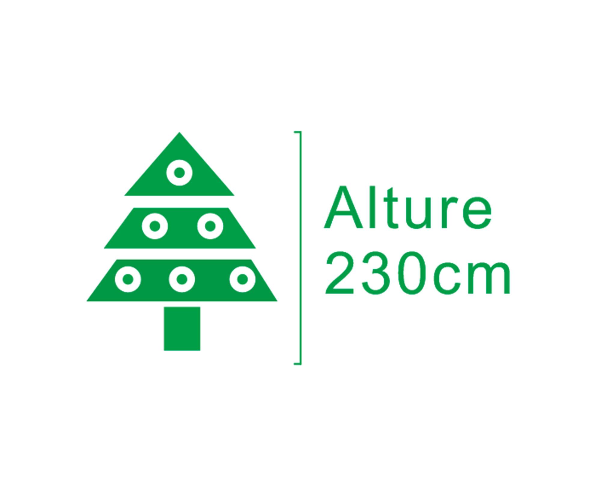Árbol navidad 230 cm 1597 ramas Pino Canadiense Cotidiana-3