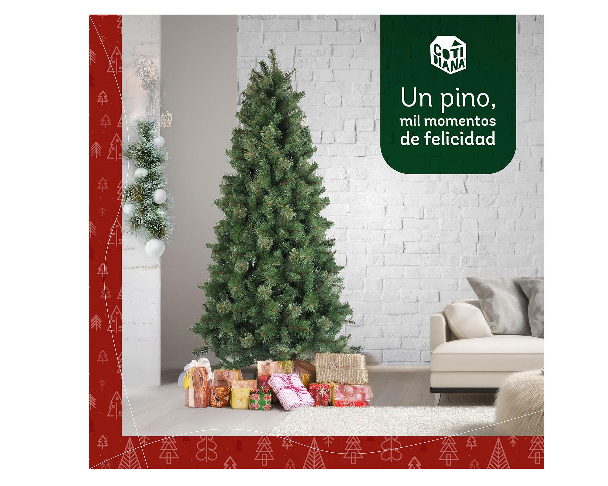 Árbol navidad 210 cm 942 ramas Cashmere mixto Cotidiana-1
