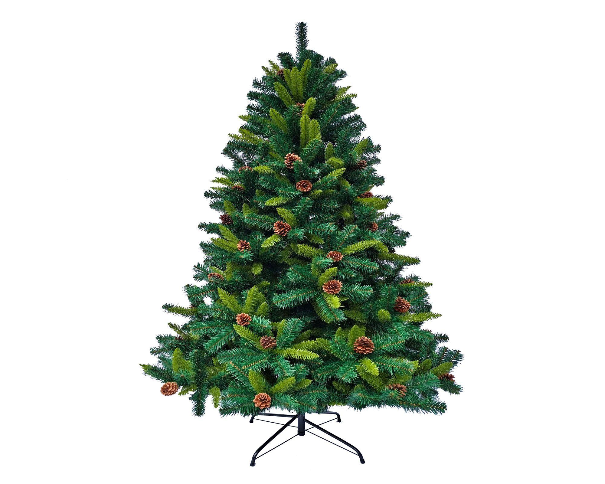 Árbol navidad 210 cm 1300 ramas Ramas piñas Cotidiana-0