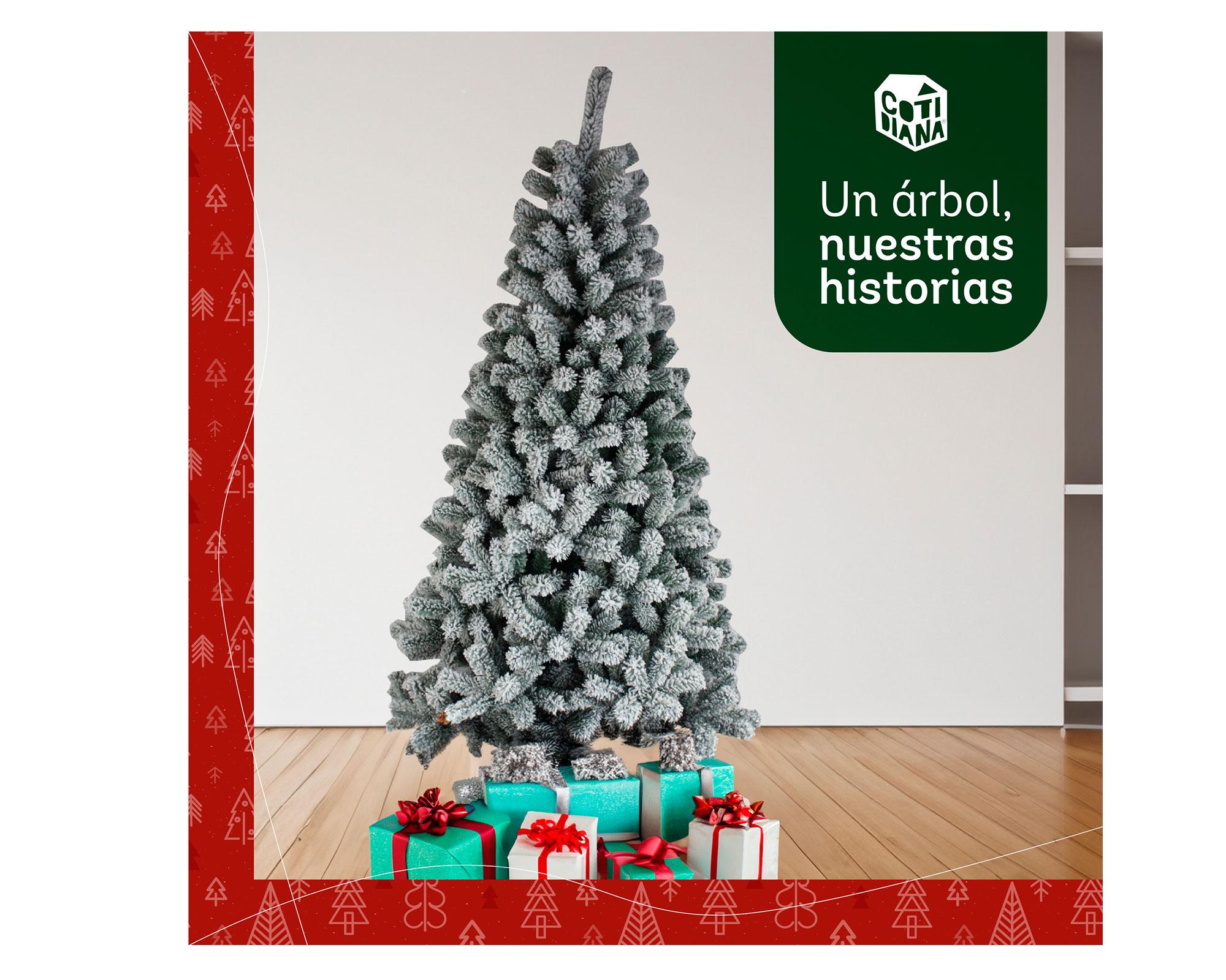 Árbol navidad 230 cm 905 ramas Nevado Cotidiana-1
