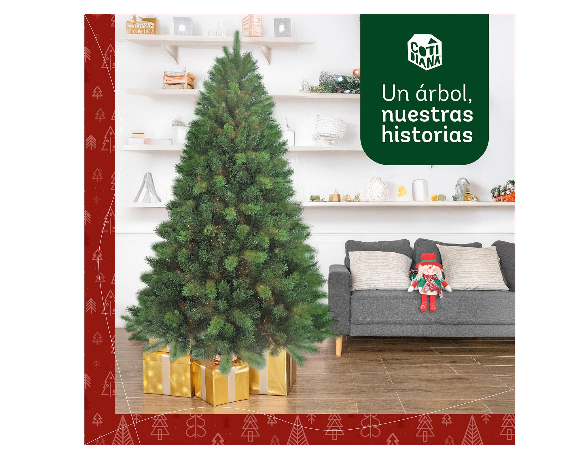 Árbol navidad 210 cm 1500 ramas N72 Cotidiana-1
