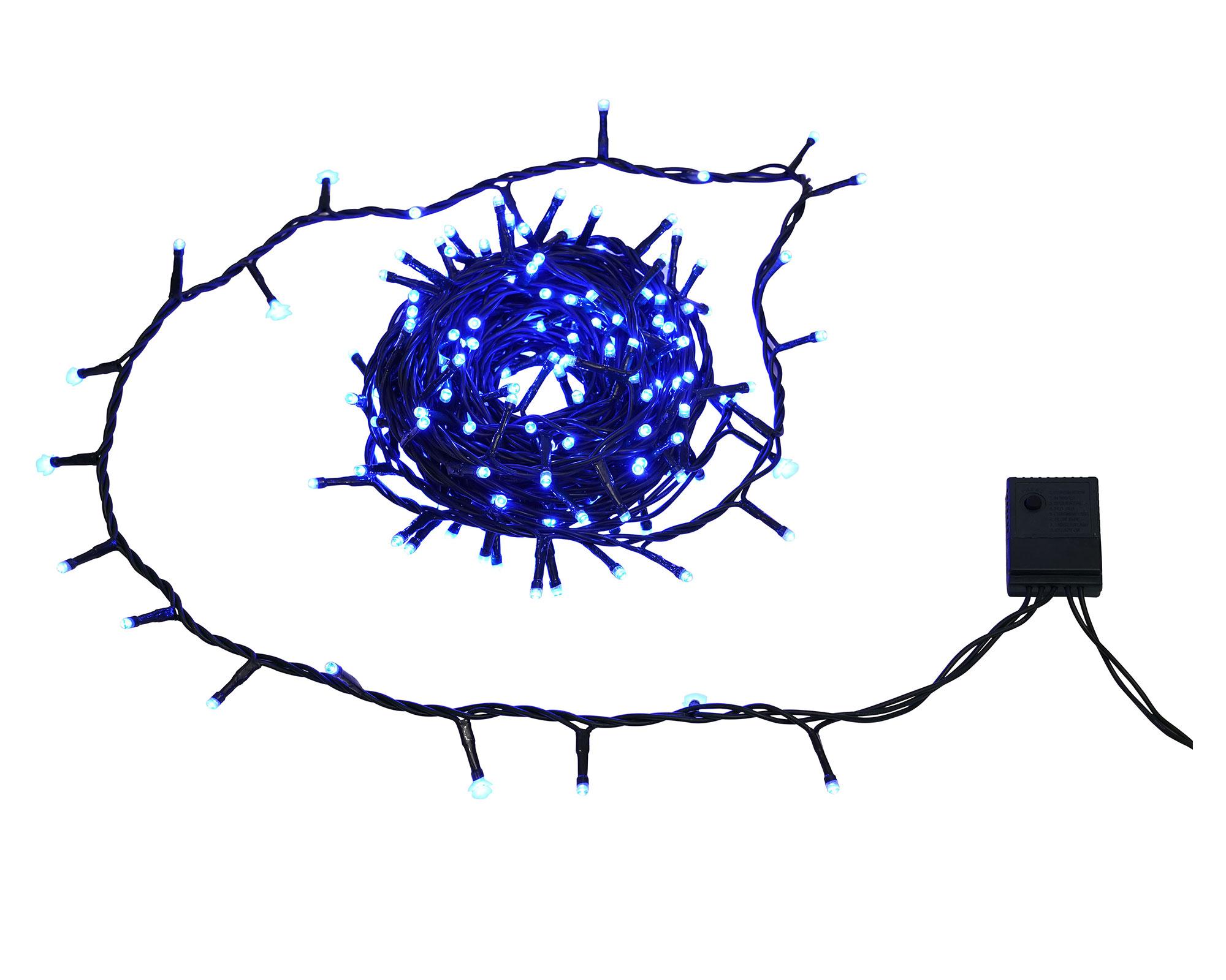 Guirnalda navidad LED 200L luz azul-1