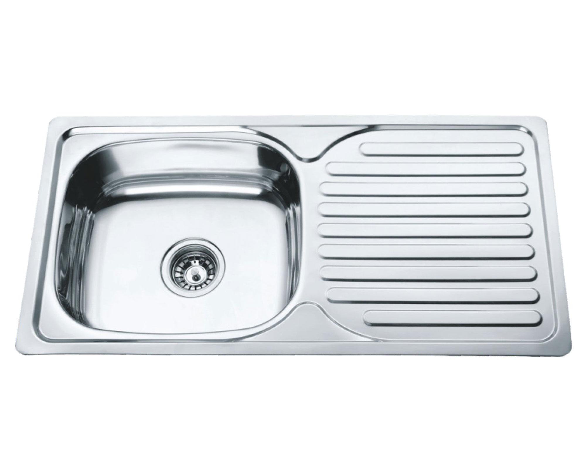 Lavaplatos Urban single gris 17x86x43.5 cm-0