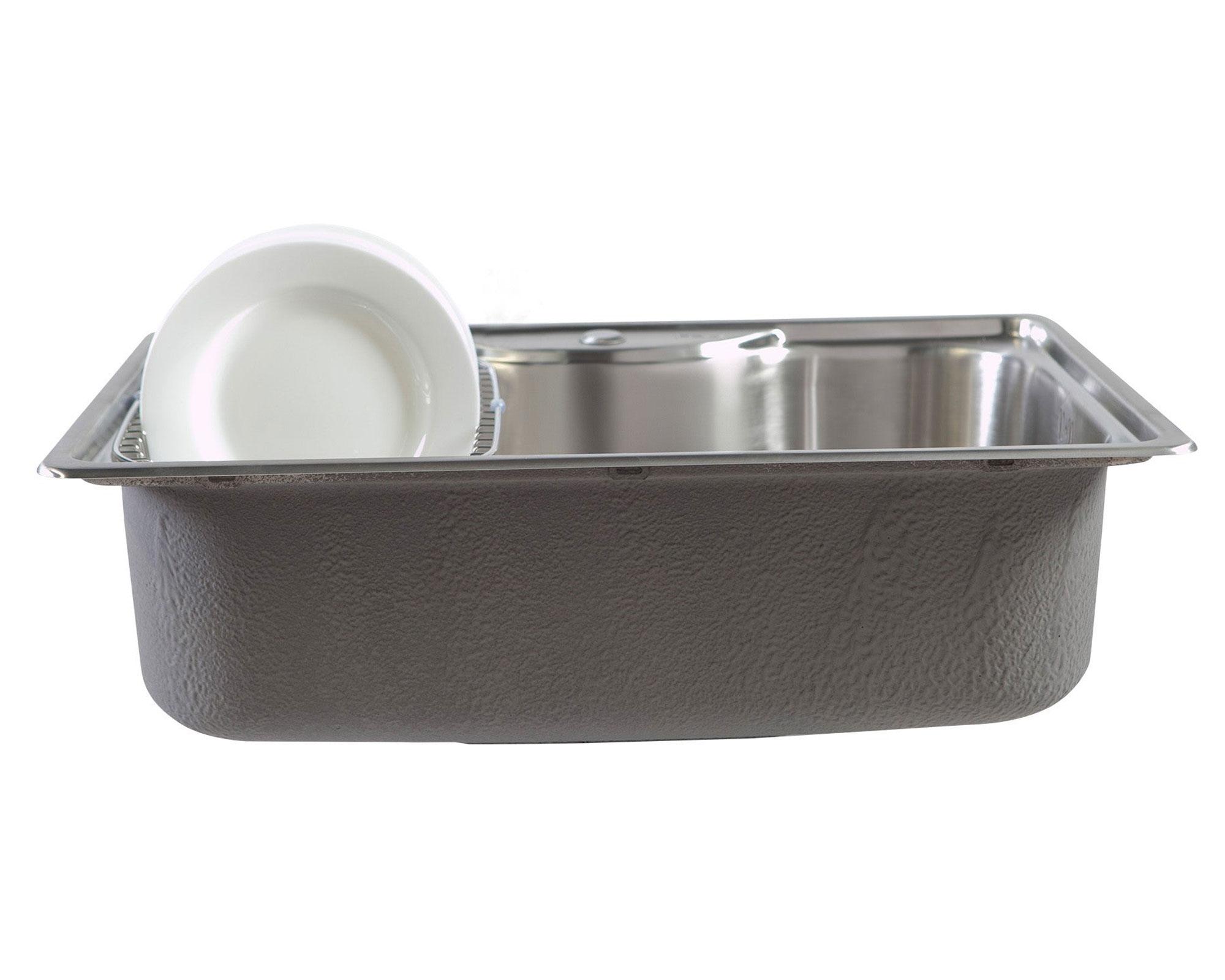 Lavaplatos sobreponer 75x48.5 cm Acqua FDV-2