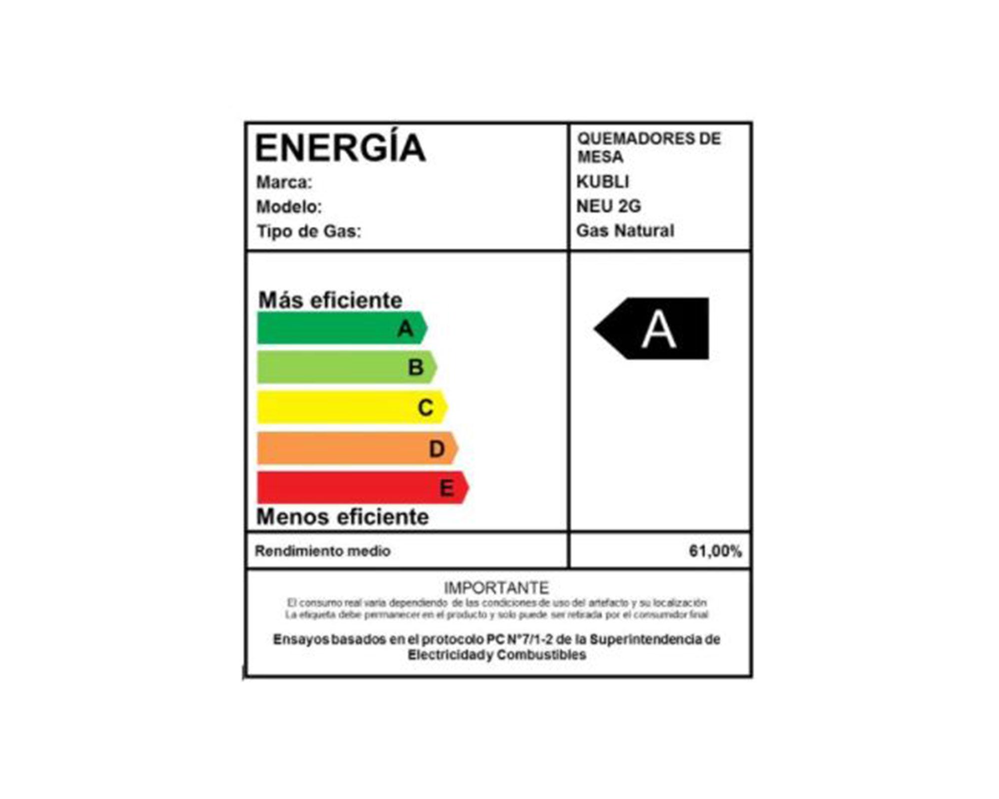 Encimera a gas Neu 2Q 2.0 2 quemadores-4