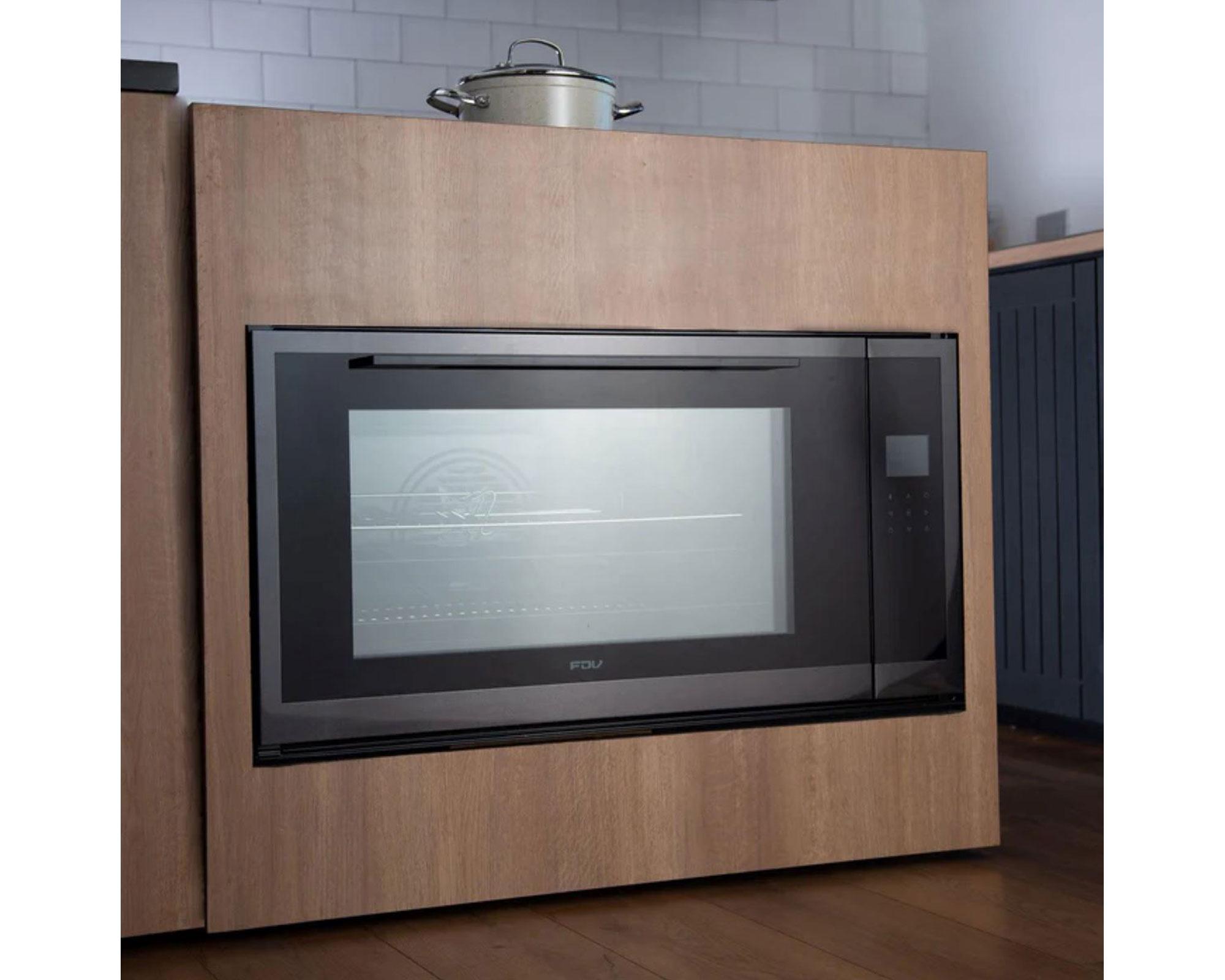 Horno eléctrico Prestige deluxe Chef 90 touch negro 90 lt-1