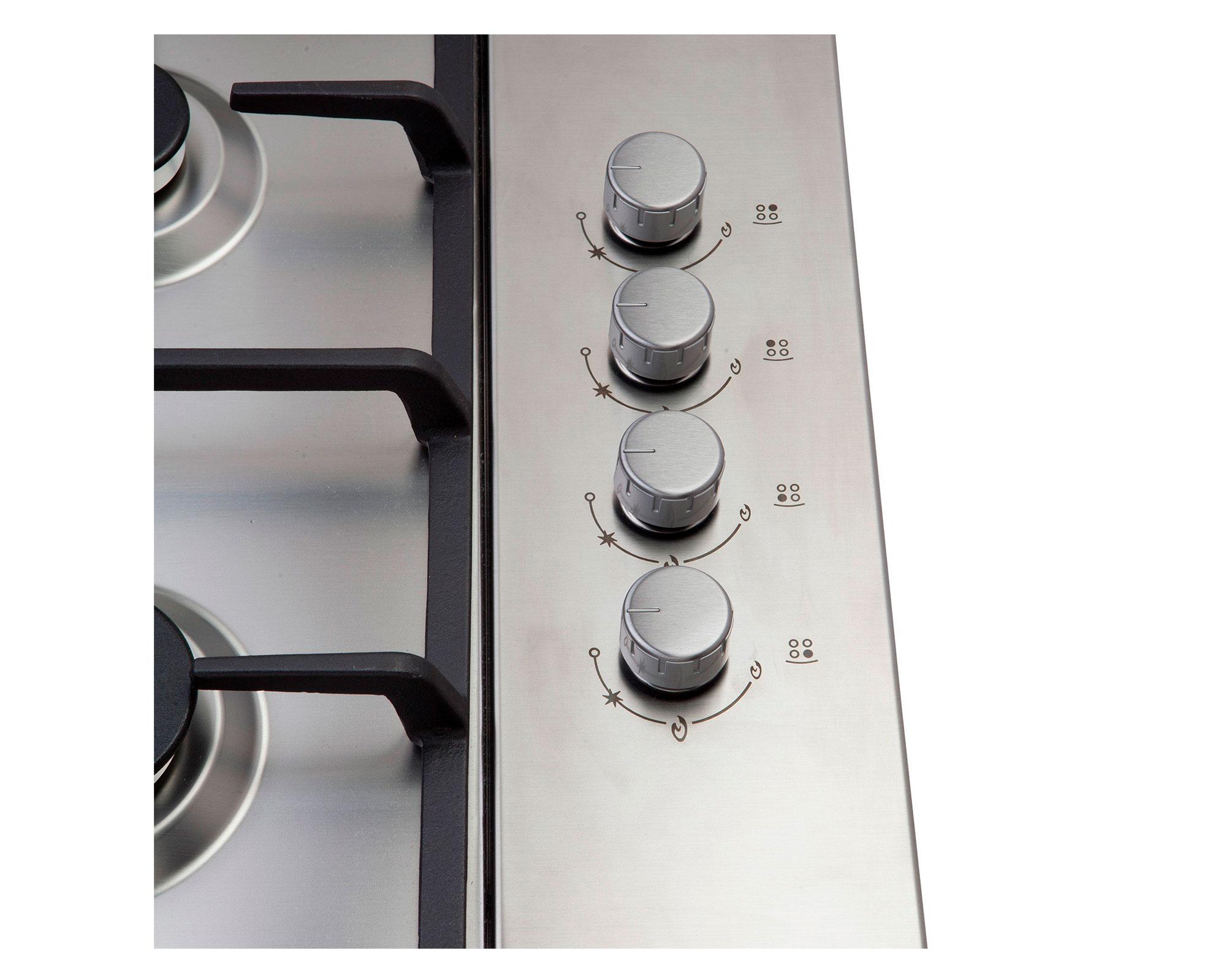 Encimera a gas 4 quemadores Design 4T FDV-2