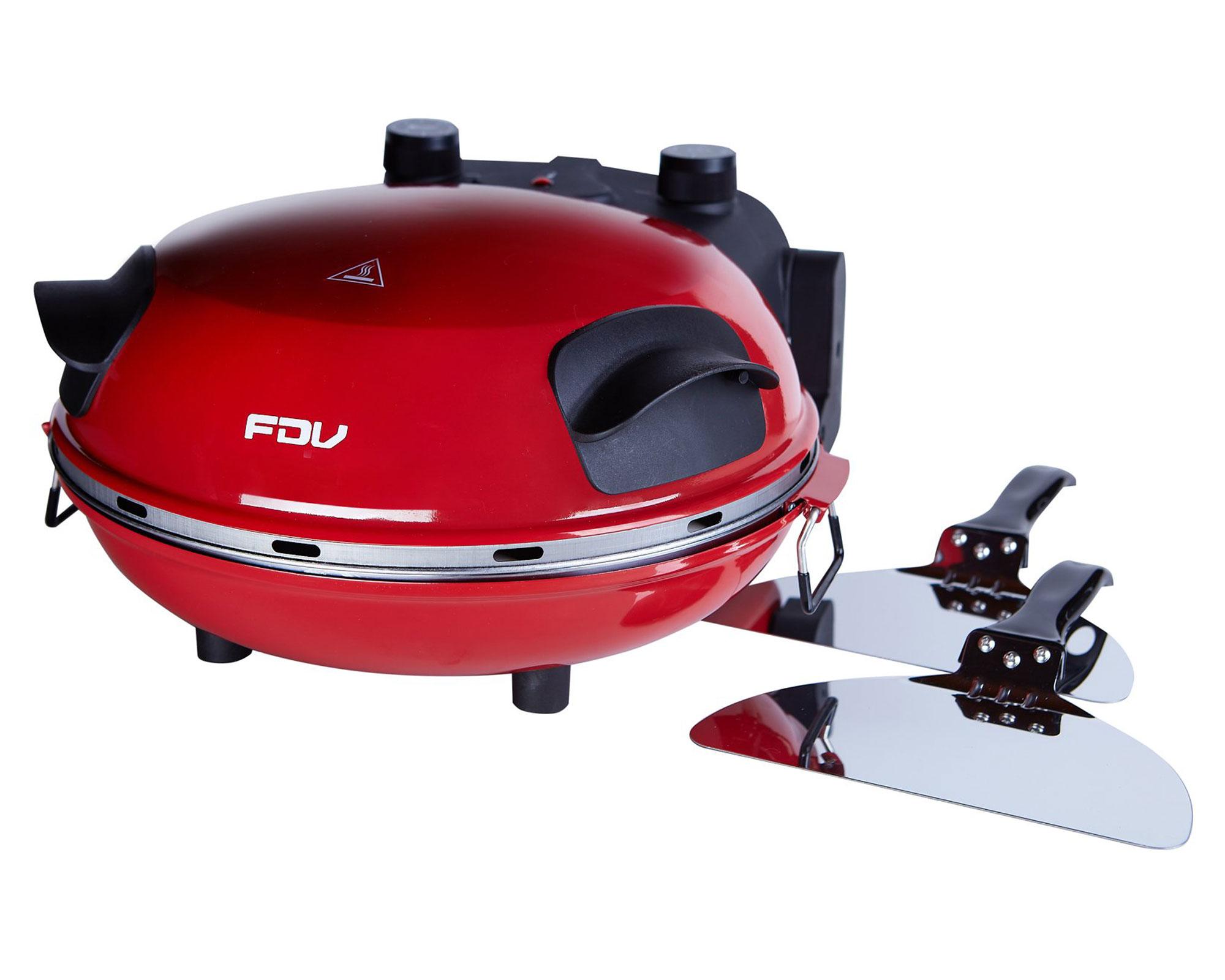 Horno eléctrico 1200W Nápoles rojo FDV-2