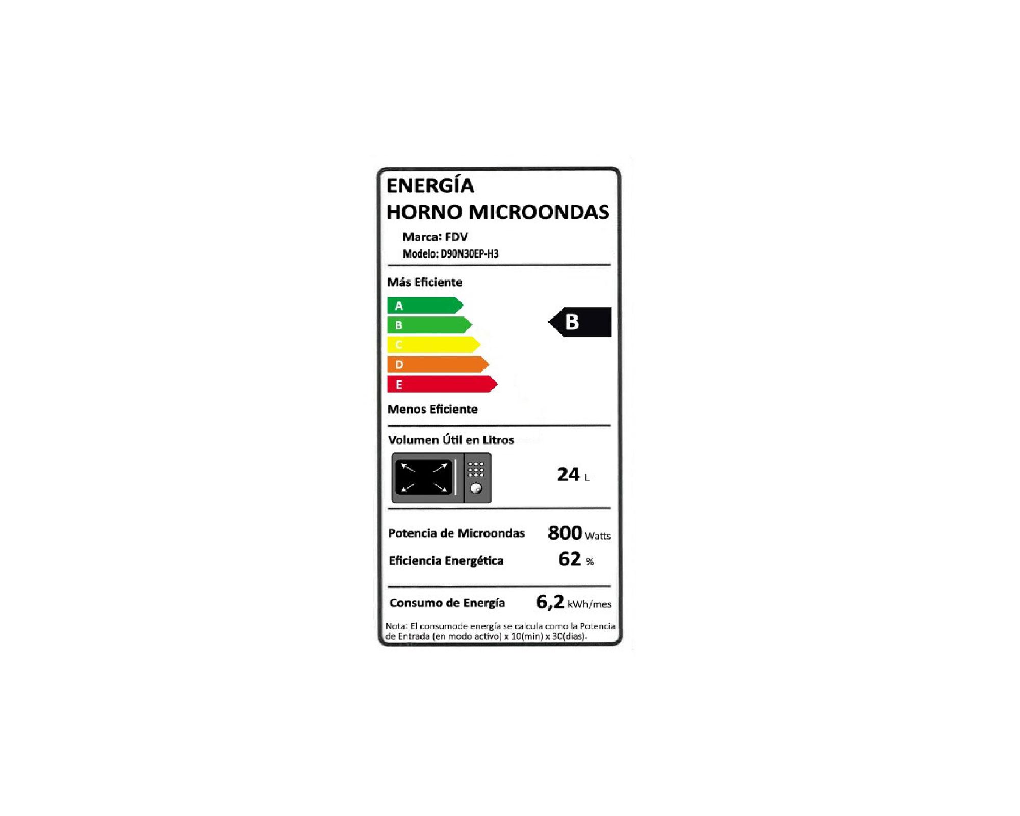 Microondas 30 litros Elegance FDV-5