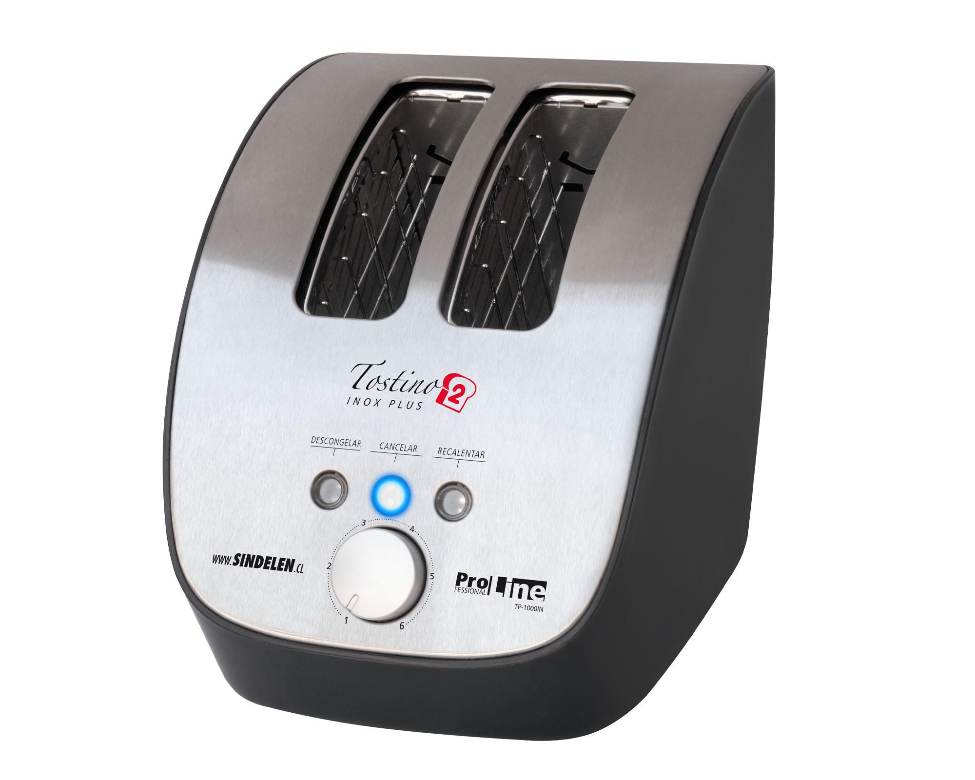 Tostador 2 rebanadas 1000W TP-1000IN Sindelen-0