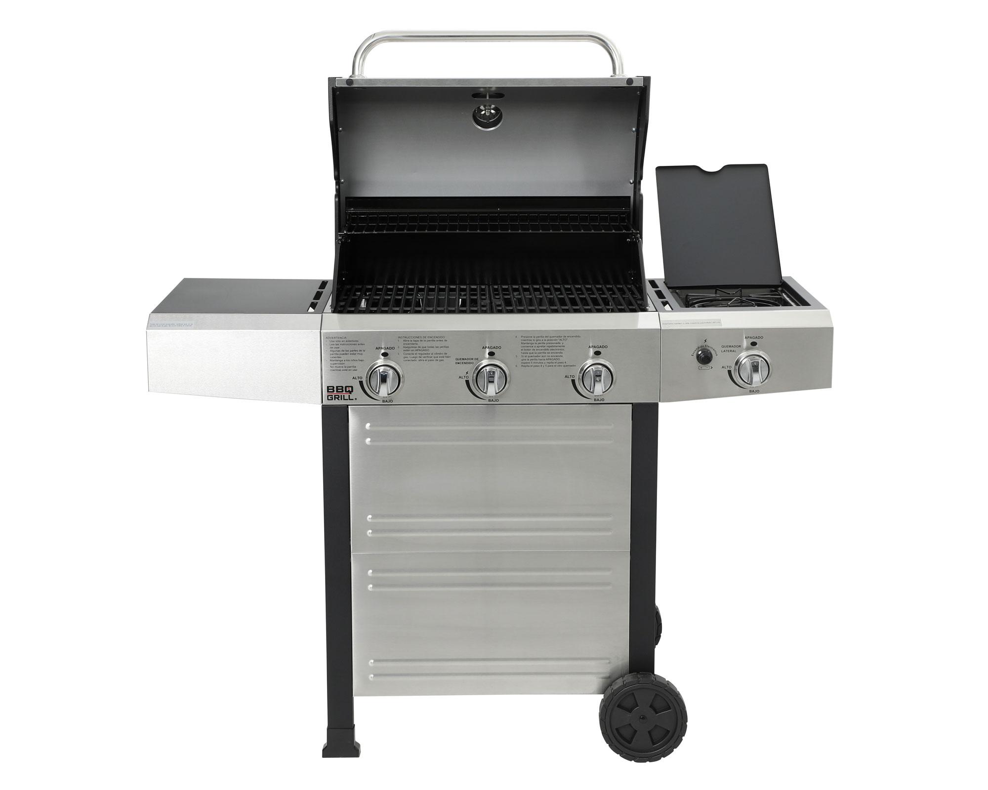 Parrilla a gas 4 Quemadores Michigan inox BBQ Grill-2