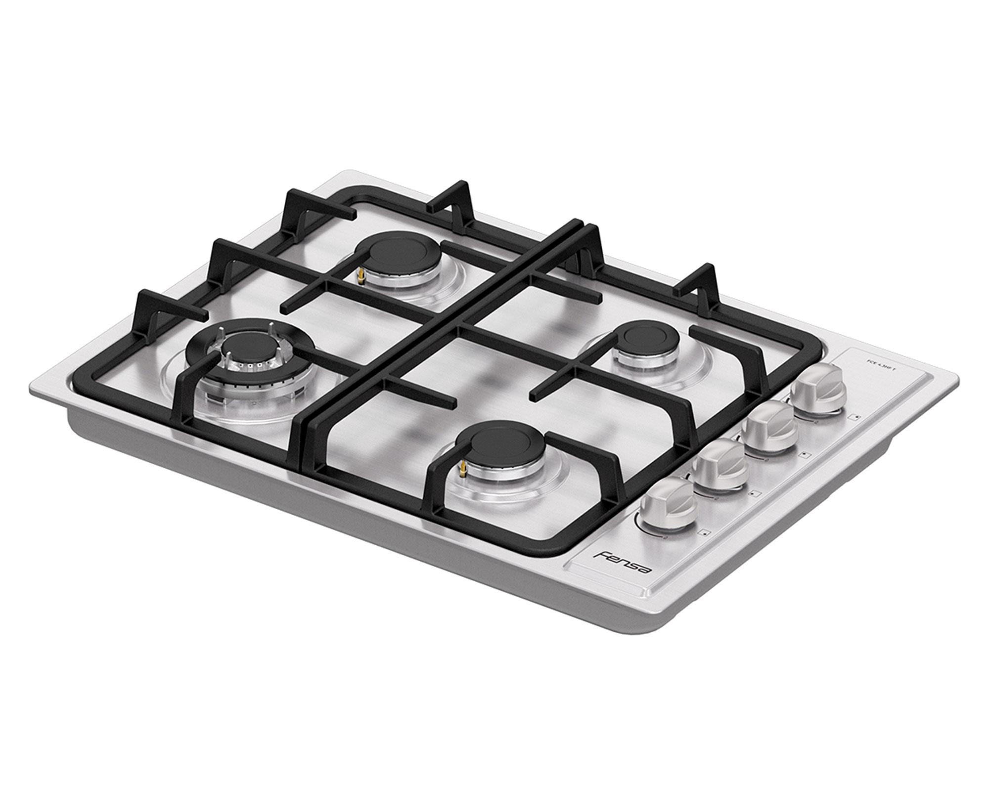 Encimera 4 quemadores FCE 4.3HF T gris Fensa-1