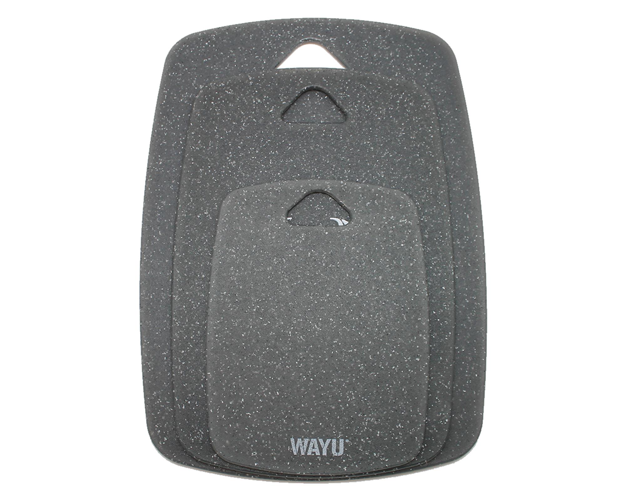 Set de 3 tablas cortar PP gris-0