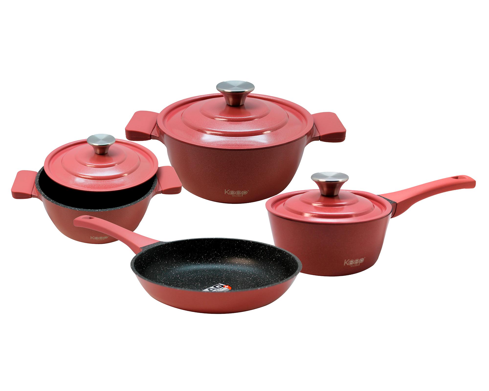 Batería 7 piezas Vintage terracota-0