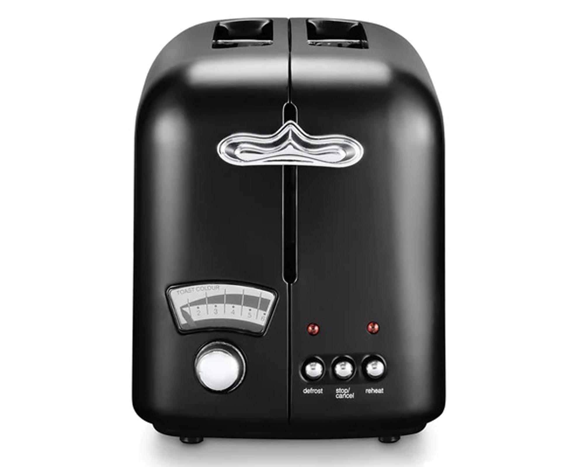 Tostador 2 rebanadas Argento negro Delonghi-1