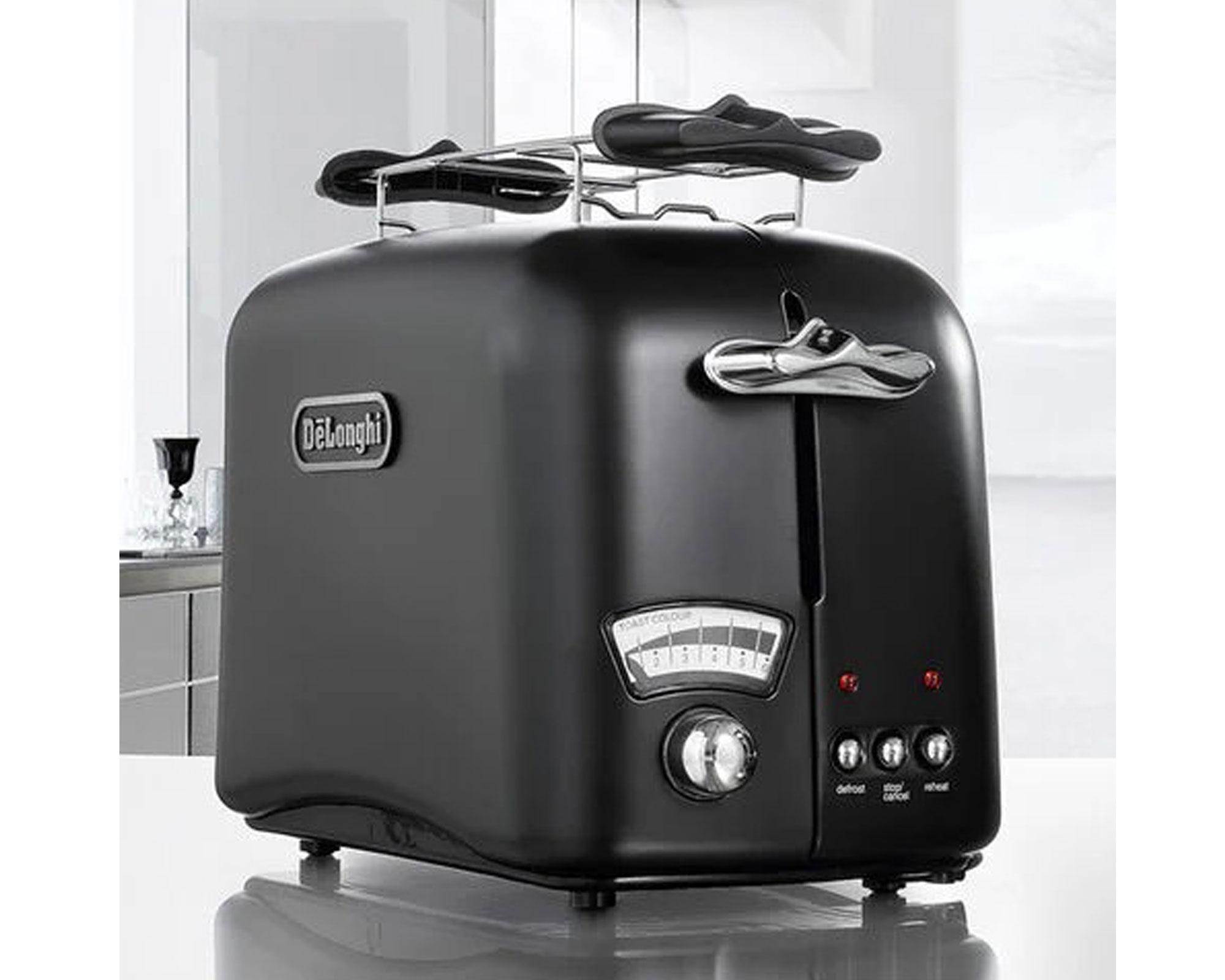 Tostador 2 rebanadas Argento negro Delonghi-3