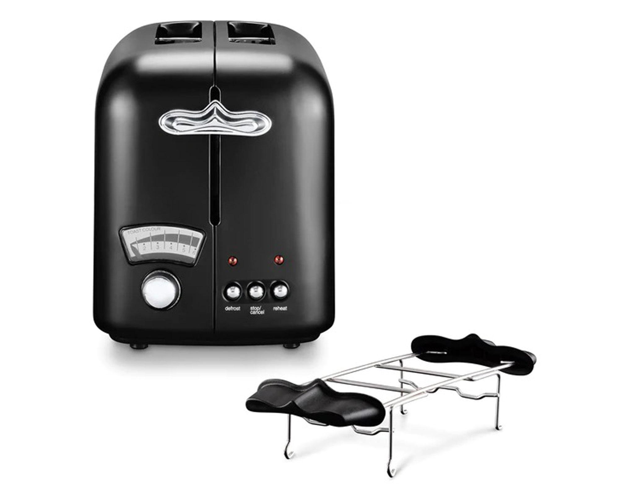 Tostador 2 rebanadas Argento negro Delonghi-2