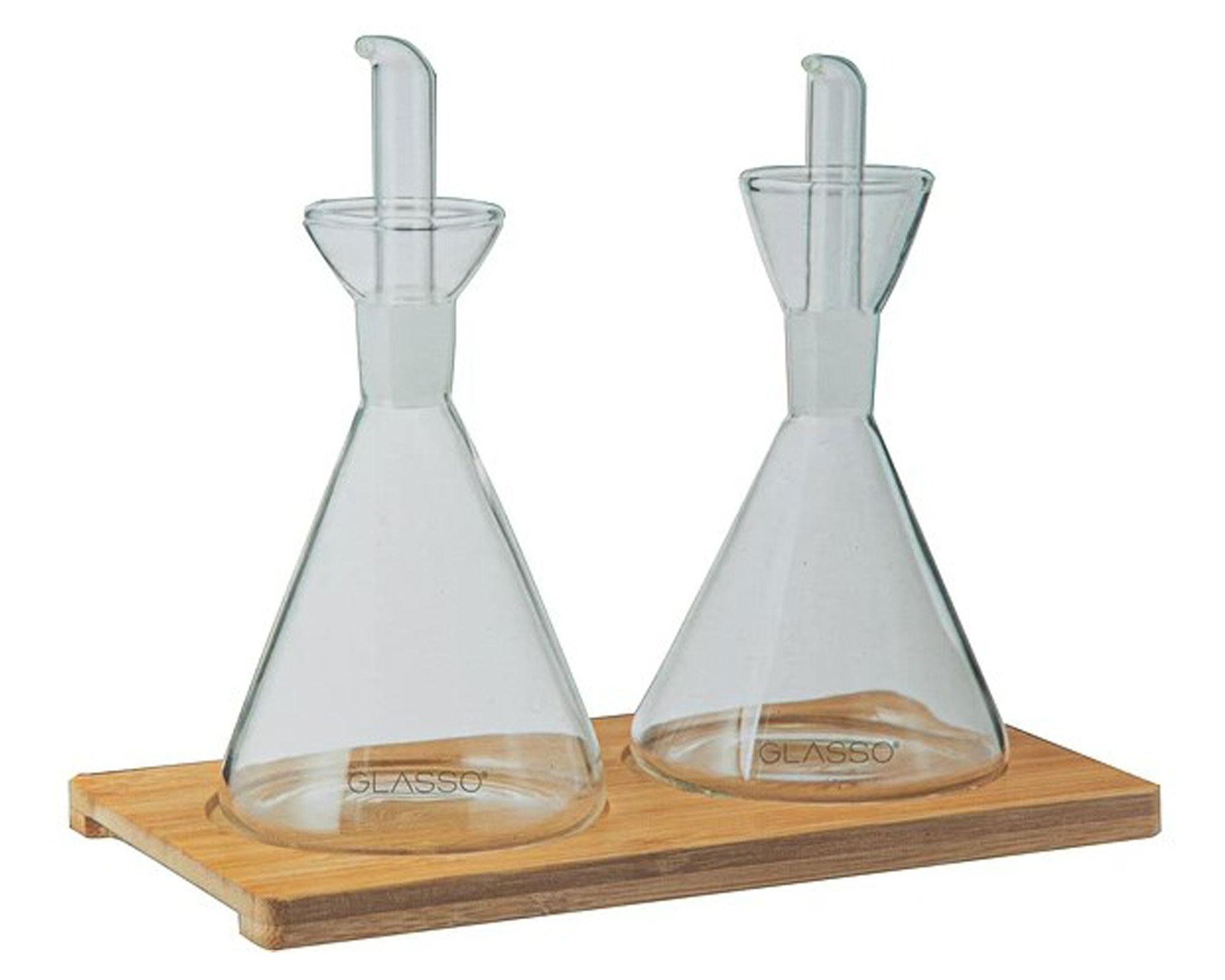 Alcuza 250 ml bamboo 3 piezas Glasso-0