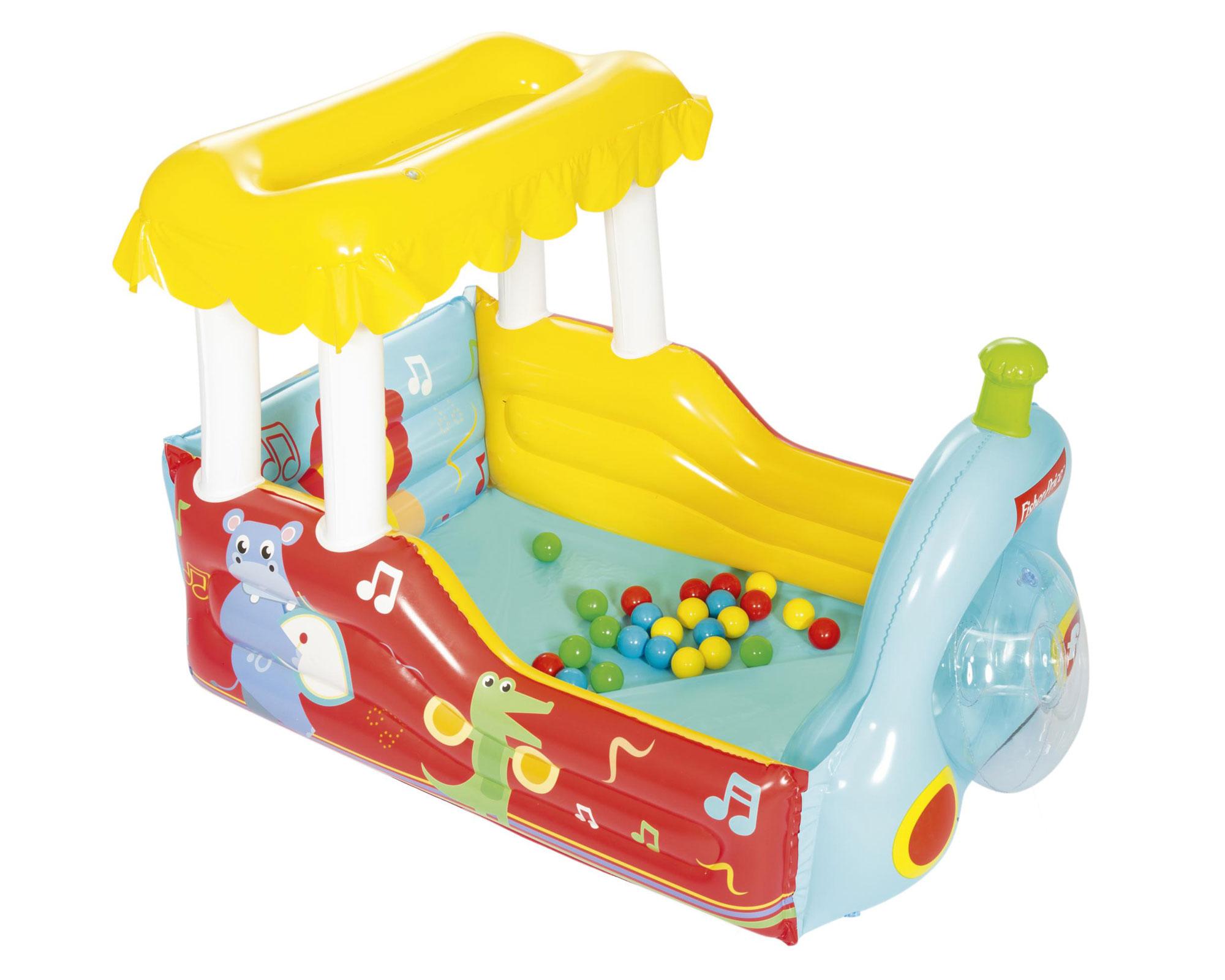 Tren de pelitas 132x94x89 cm Fisher Price-1