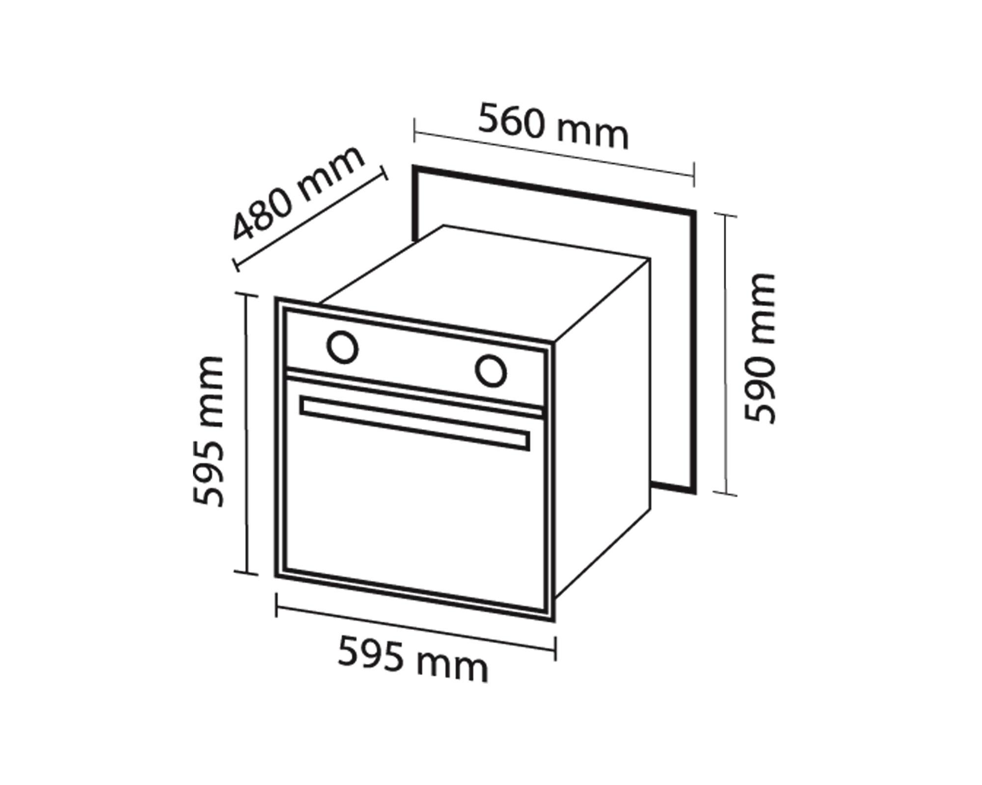 Horno Kurz + encimera Fein FF GL + campana Rein 60 Albin Trotter-4