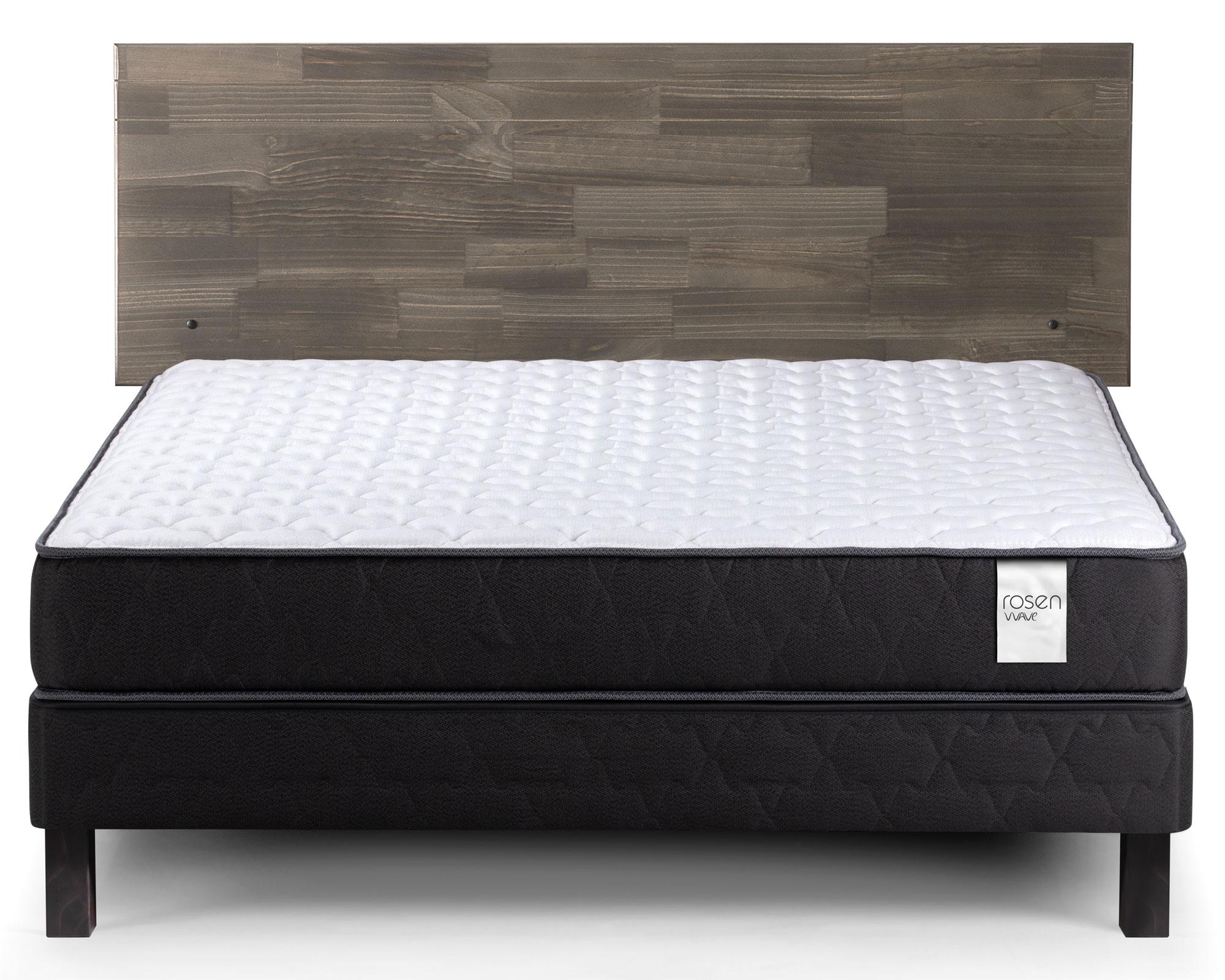 Cama europea 2 plazas x 190 cm Wave + respaldo Tabor Rosen-0