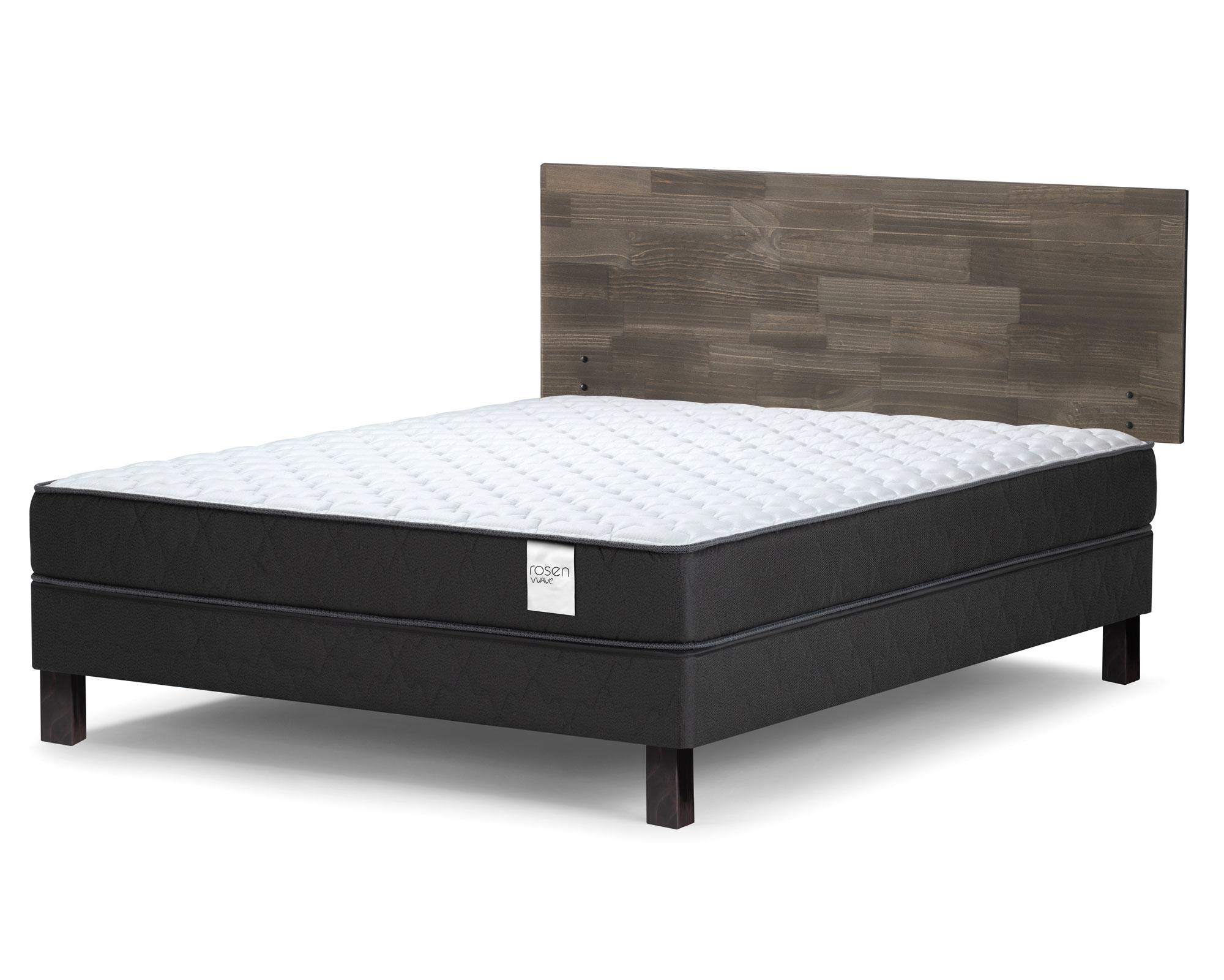 Cama europea 2 plazas x 190 cm Wave + respaldo Tabor Rosen-1