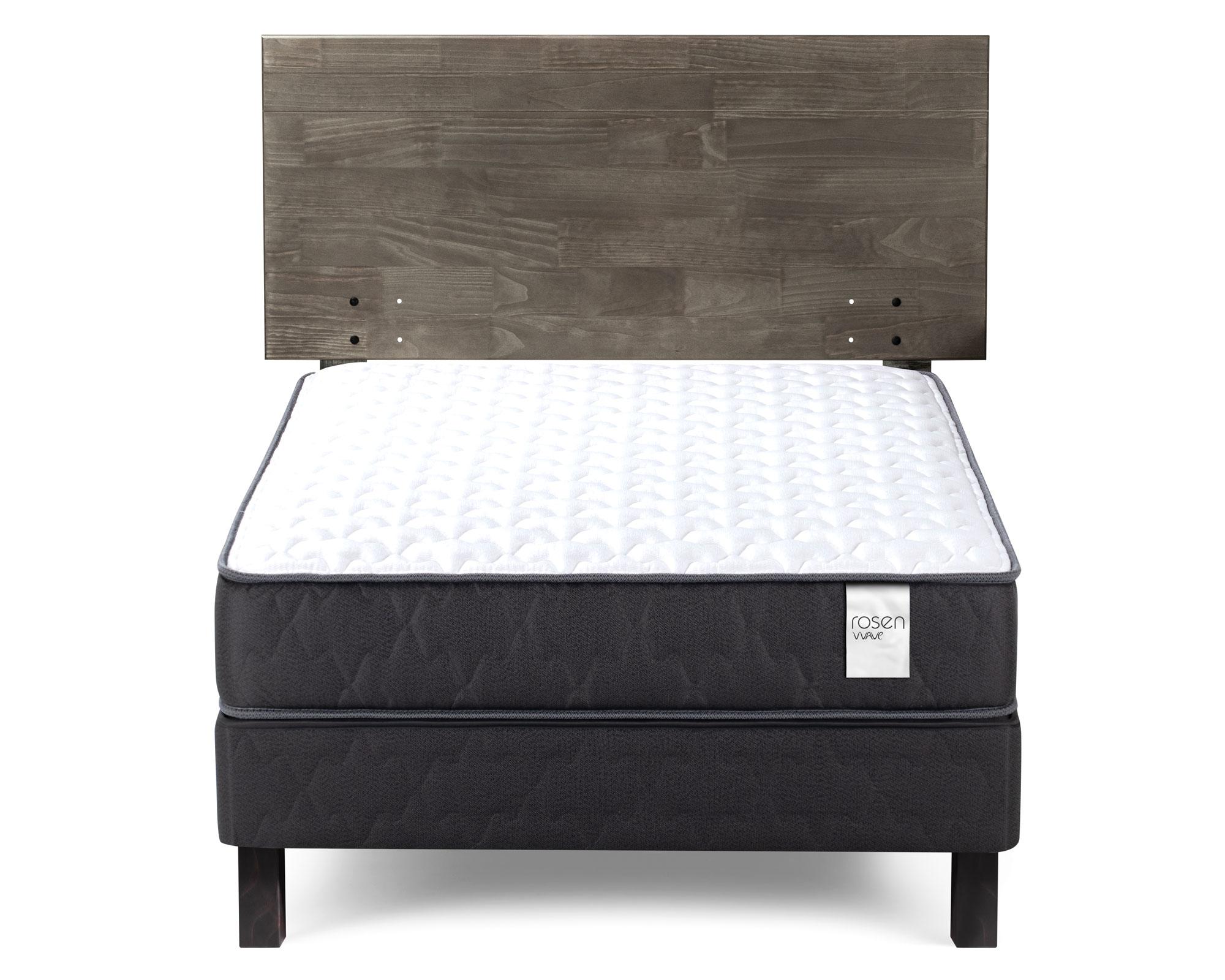 Cama europea 1 plaza x 190 cm Wave + respaldo Tabor Rosen-0